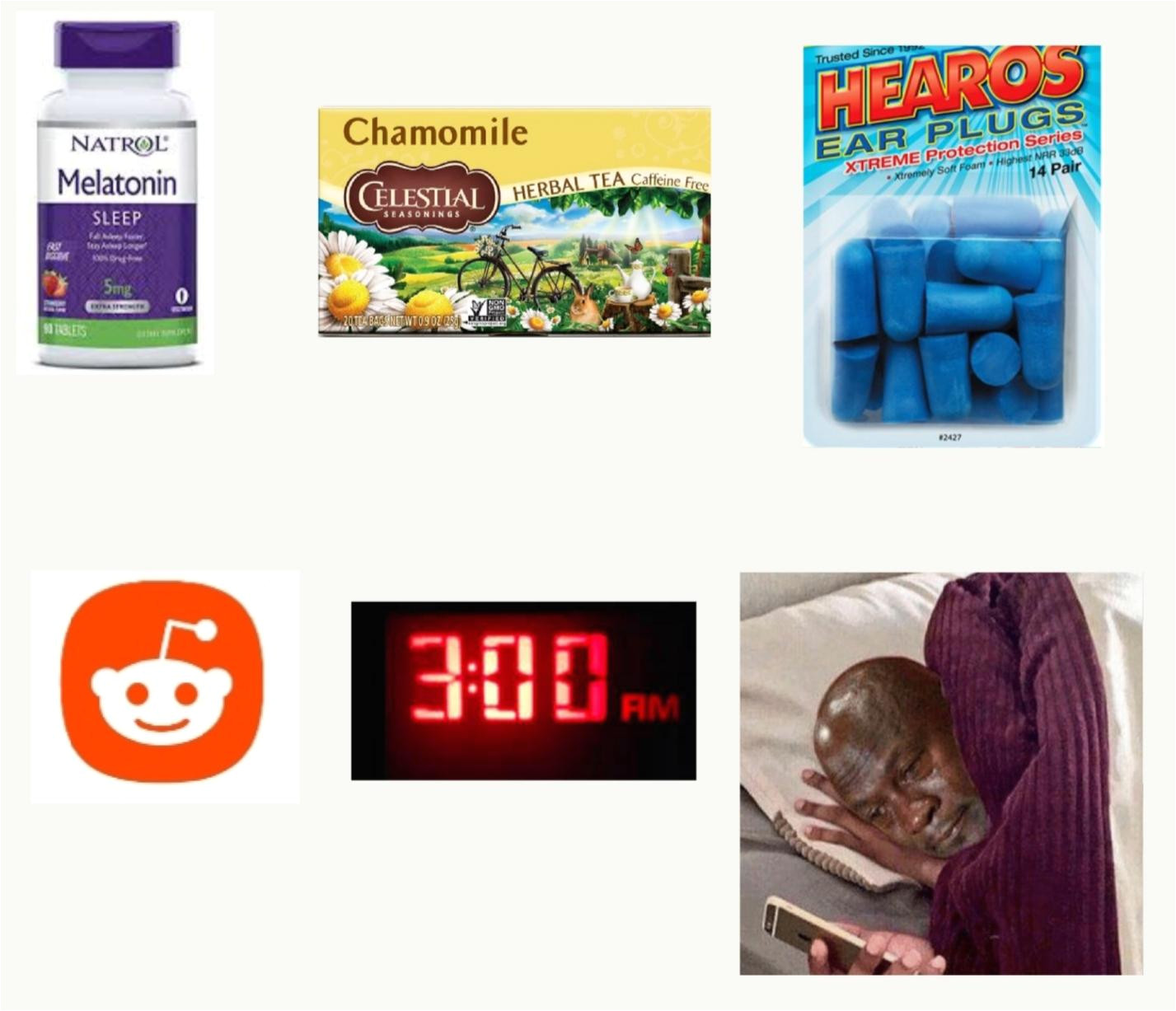 the i m definitely going to bed early starter pack