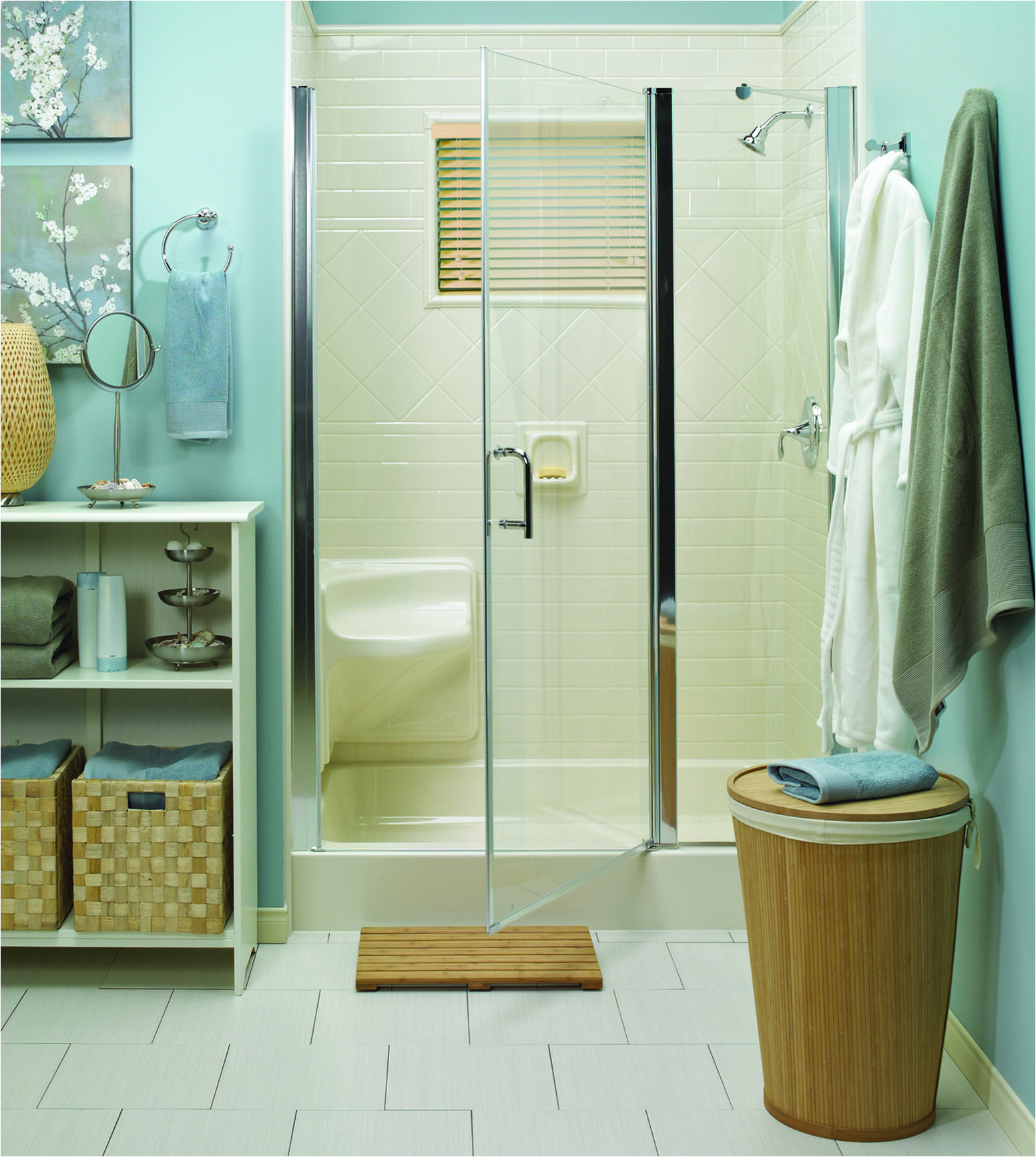 a bath fitter shower glass door can give your bathroom such a clean look