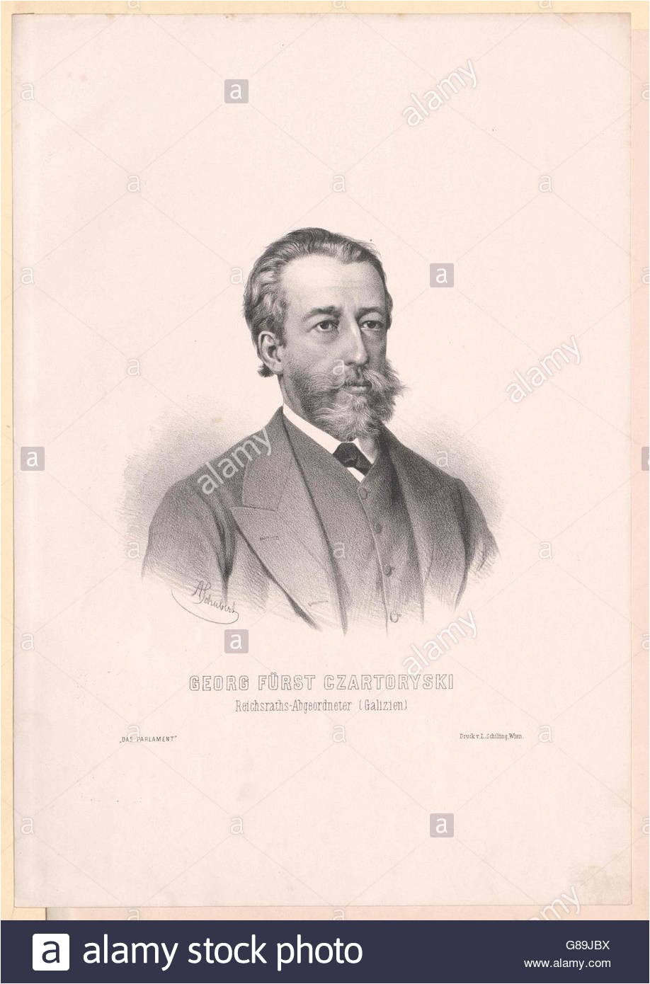 czartoryski georg prinz stock image