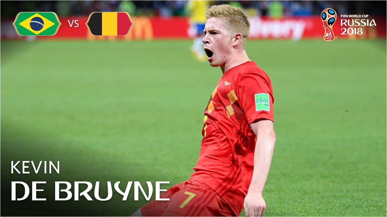 kevin de bruyne goal brazil v belgium match 58