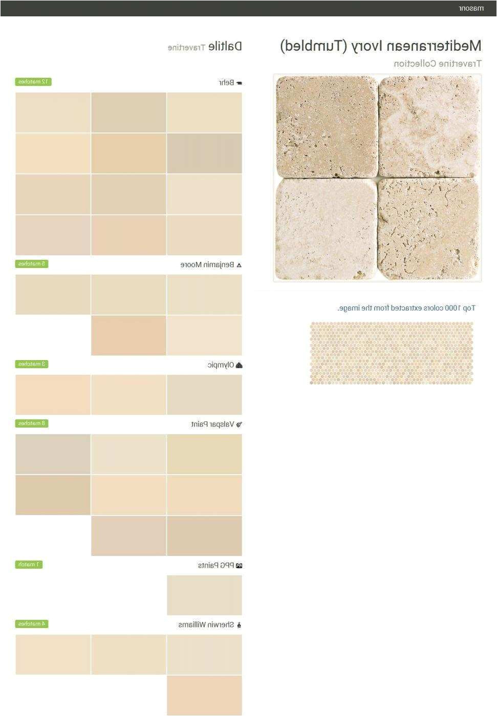 mediterranean ivory tumbled travertine collection travertine daltile behr benjamin moore olympic valspar paint ppg paints sherwin
