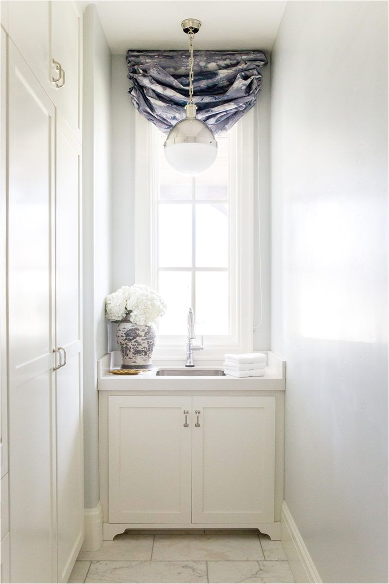 laundry room reveal benjamin moore wickham gray paint