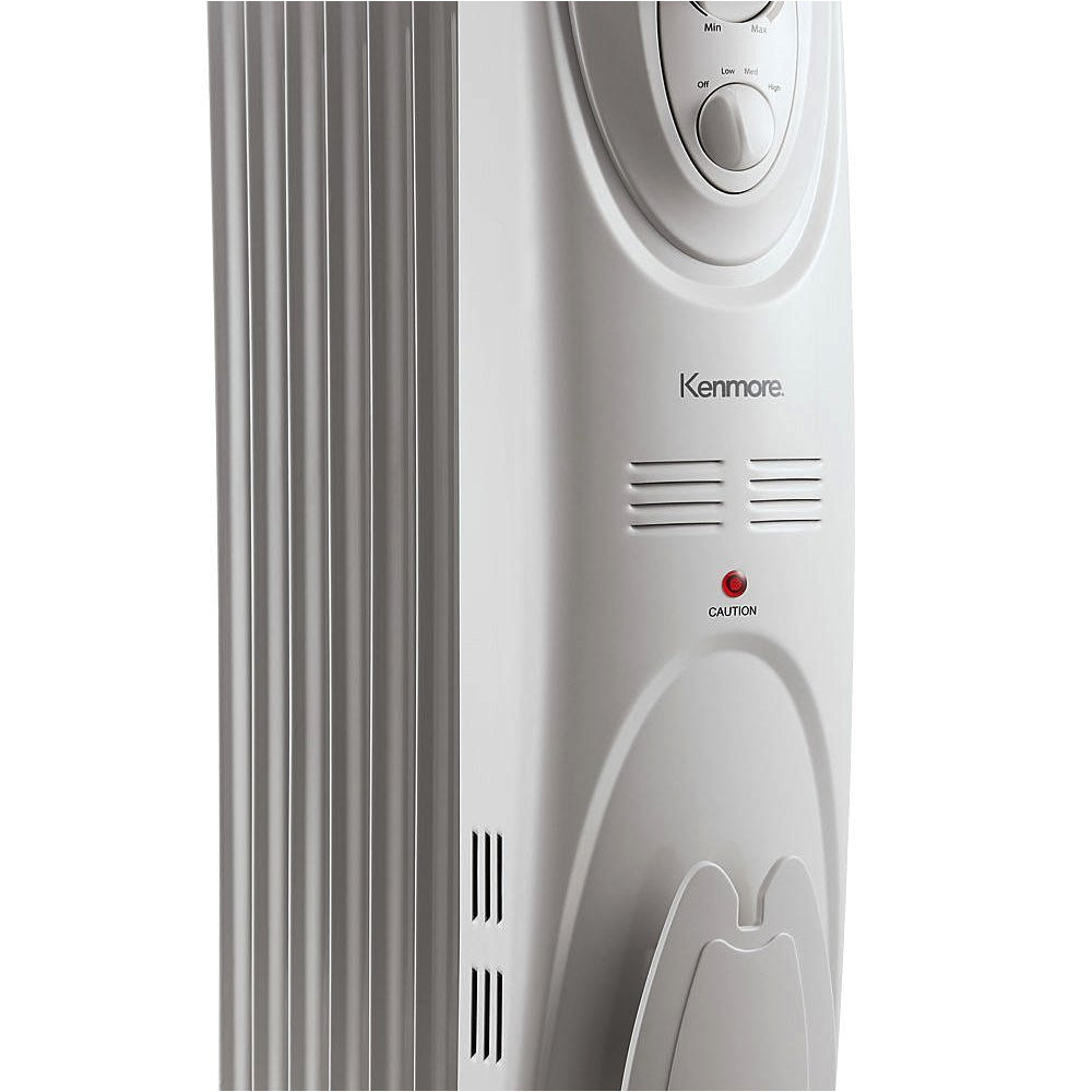 amazon com kenmore oil filled radiator heater white large room heating home kitchen