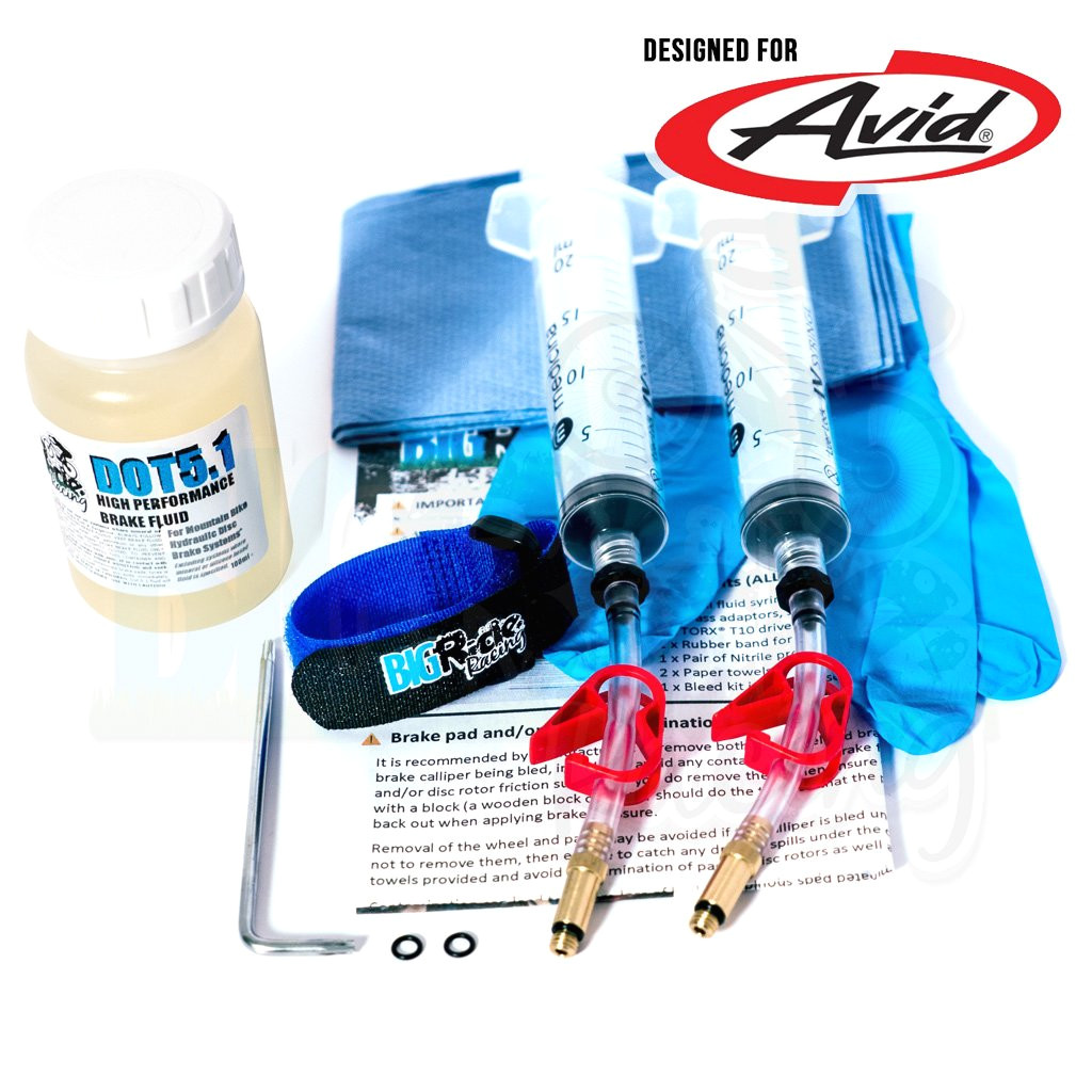 brake bleed kit for avid inc 100ml dot 5 1 fluid amazon co uk sports outdoors