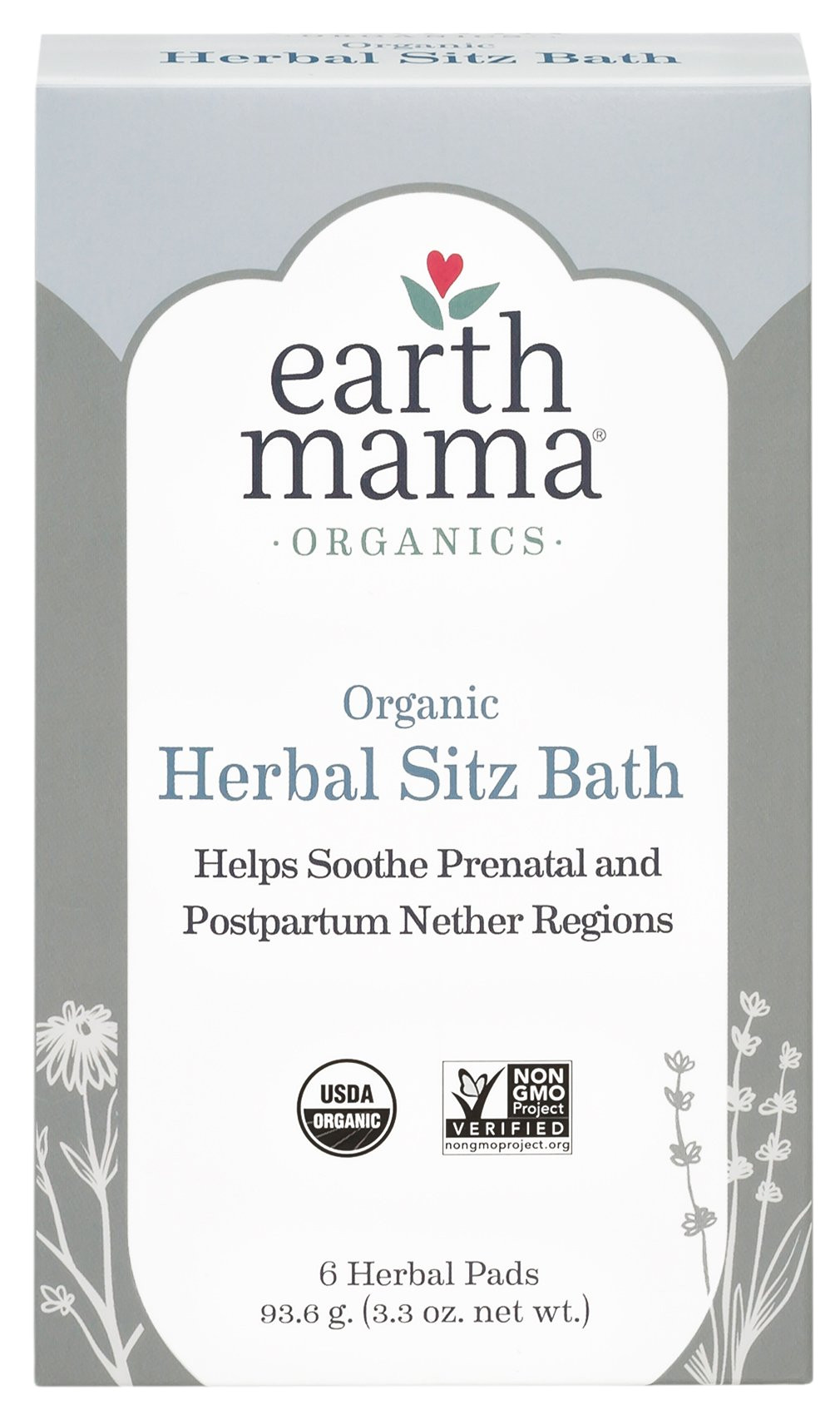 amazon com earth mama organic herbal sitz bath for pregnancy and postpartum 6 count beauty