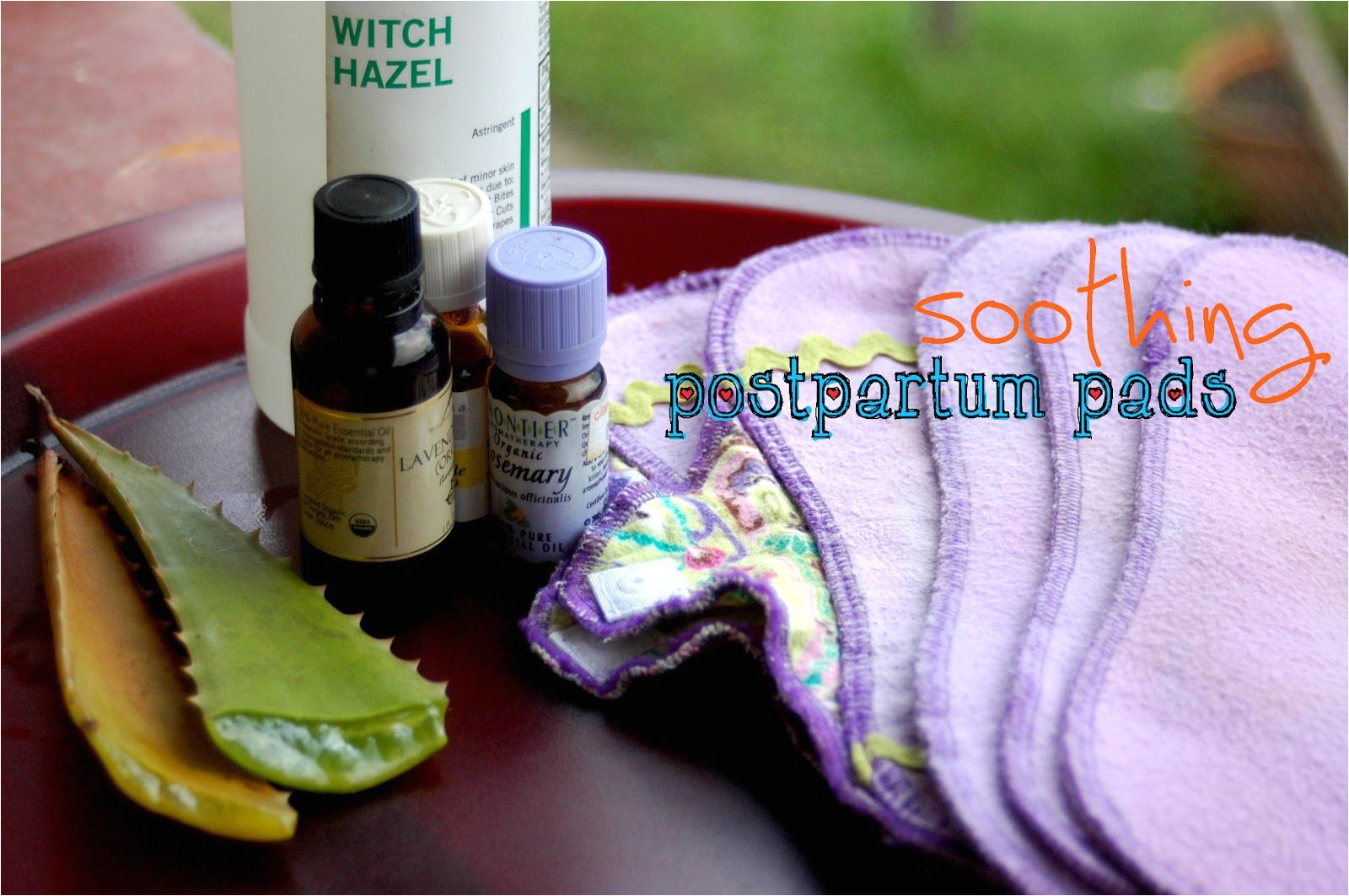 just making noise pregnancy notes soothing postpartum pads recipe