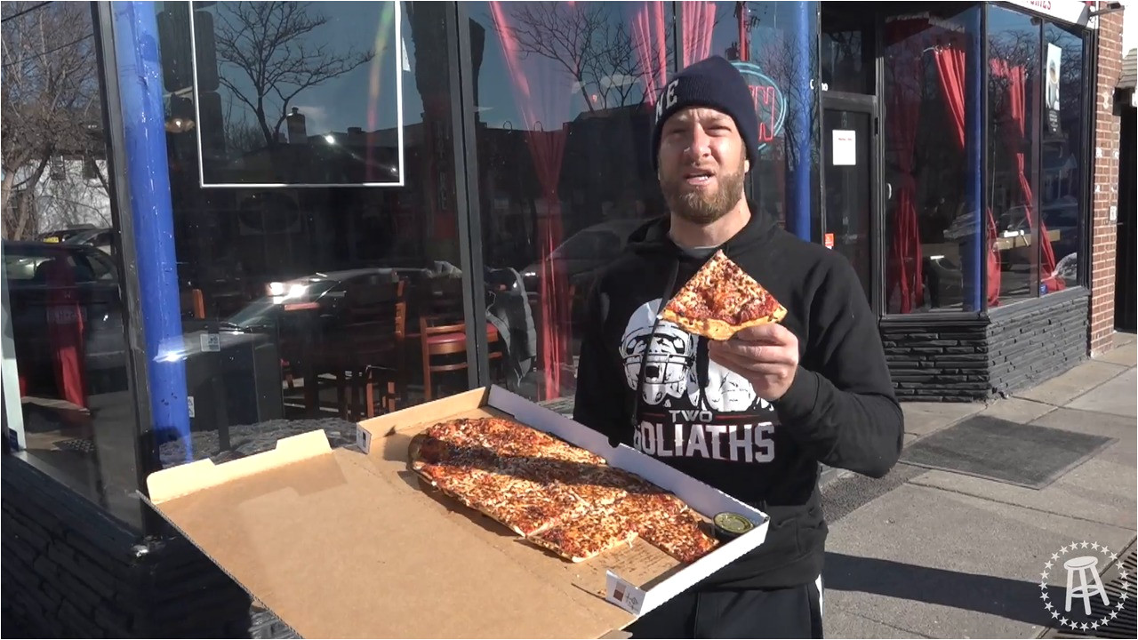 barstool pizza review football pizza minneapolis mn barstool sports