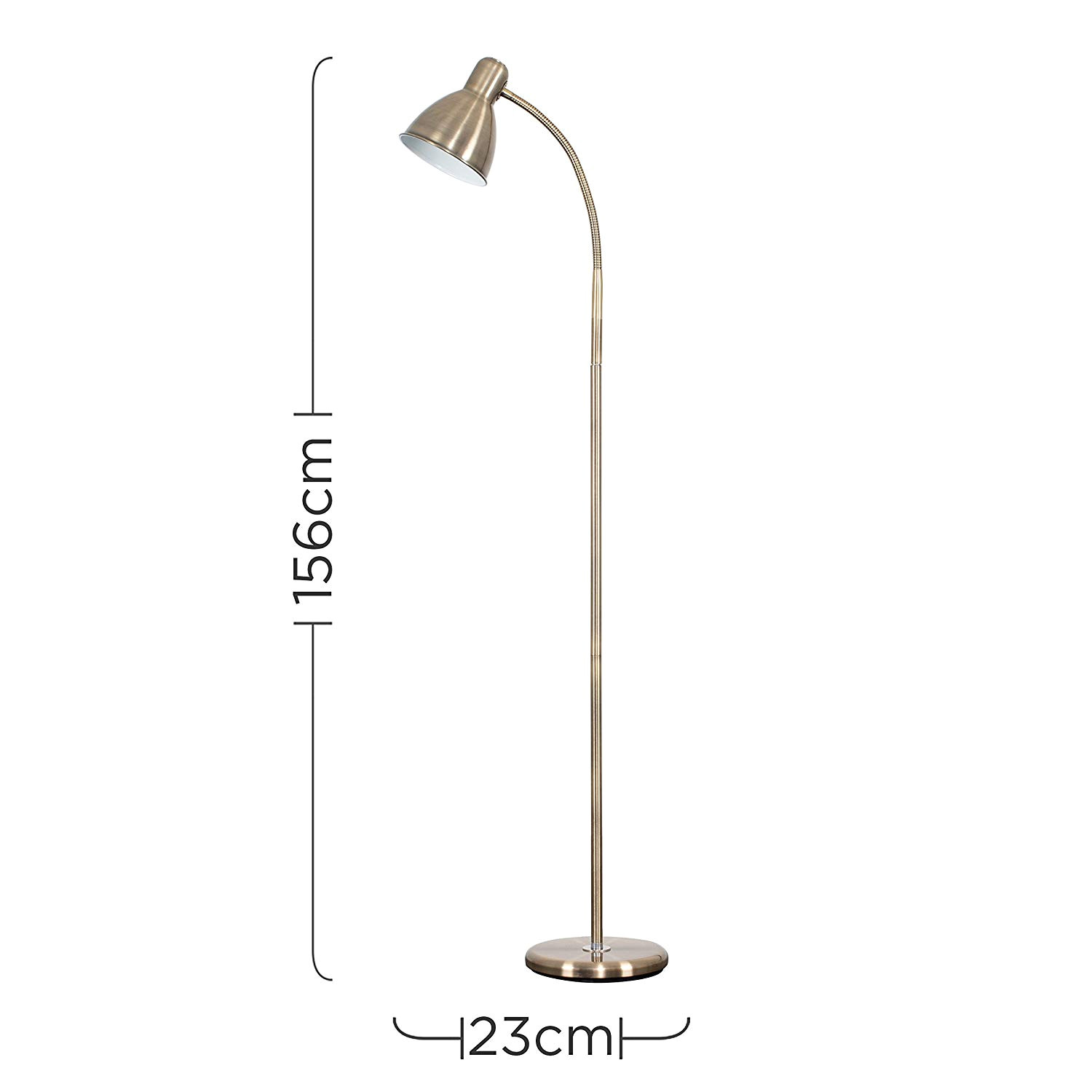 Best Reading Floor Lamp Reviews Uk Modern Antique Brass Led Adjustable Reading Craft Floor Lamp Amazon