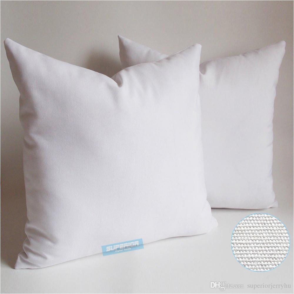Blank Pillow Covers wholesale All Size 8 Oz Pure Cotton Canvas Pillow Cover with Hidden Zipper