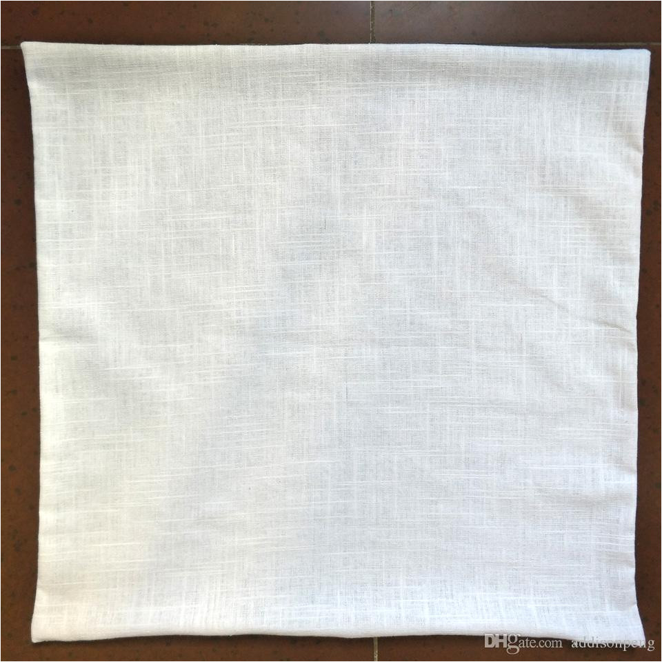 pure ramie plain ivory pillow case with hidden zip for diy paint print blank linen pillow cover free ship by dhl white ramie pillow case blank linen pillow