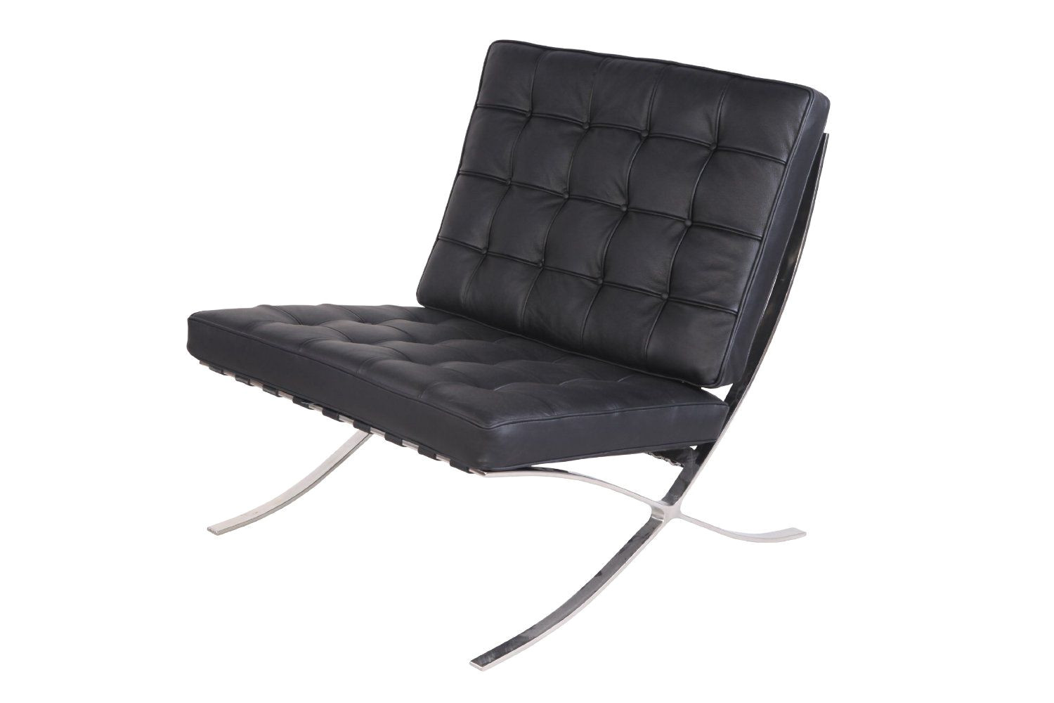barcelona style chair inspired by ludwig mies van der rohe
