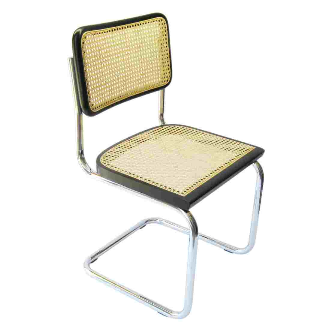marcel breuer cesca cane chrome side chair in black rhamazoncom chairs replacement seats and backs wassily
