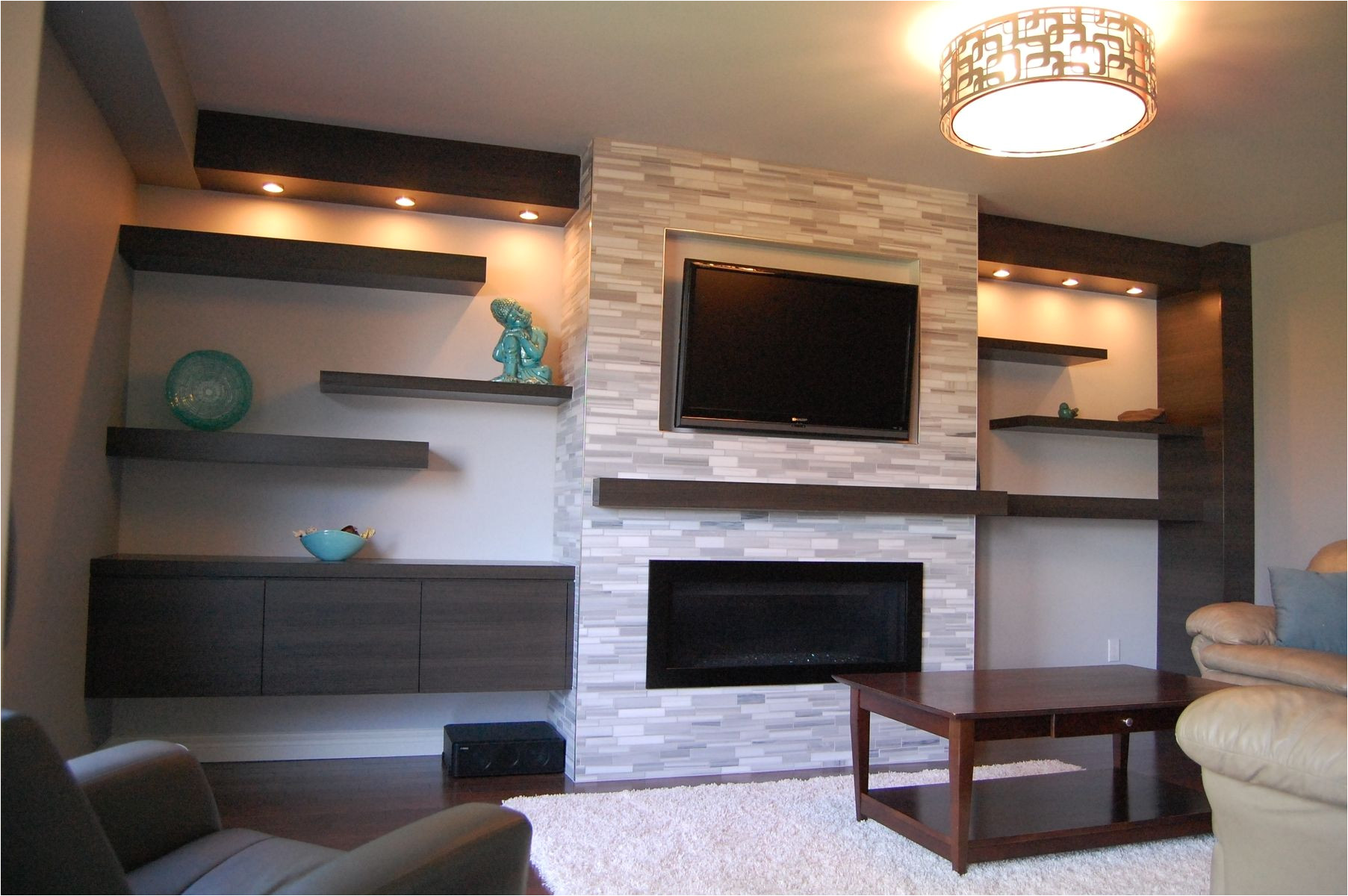 custom modern wall unit made completely from a printed melamine made from tafisa custommade com