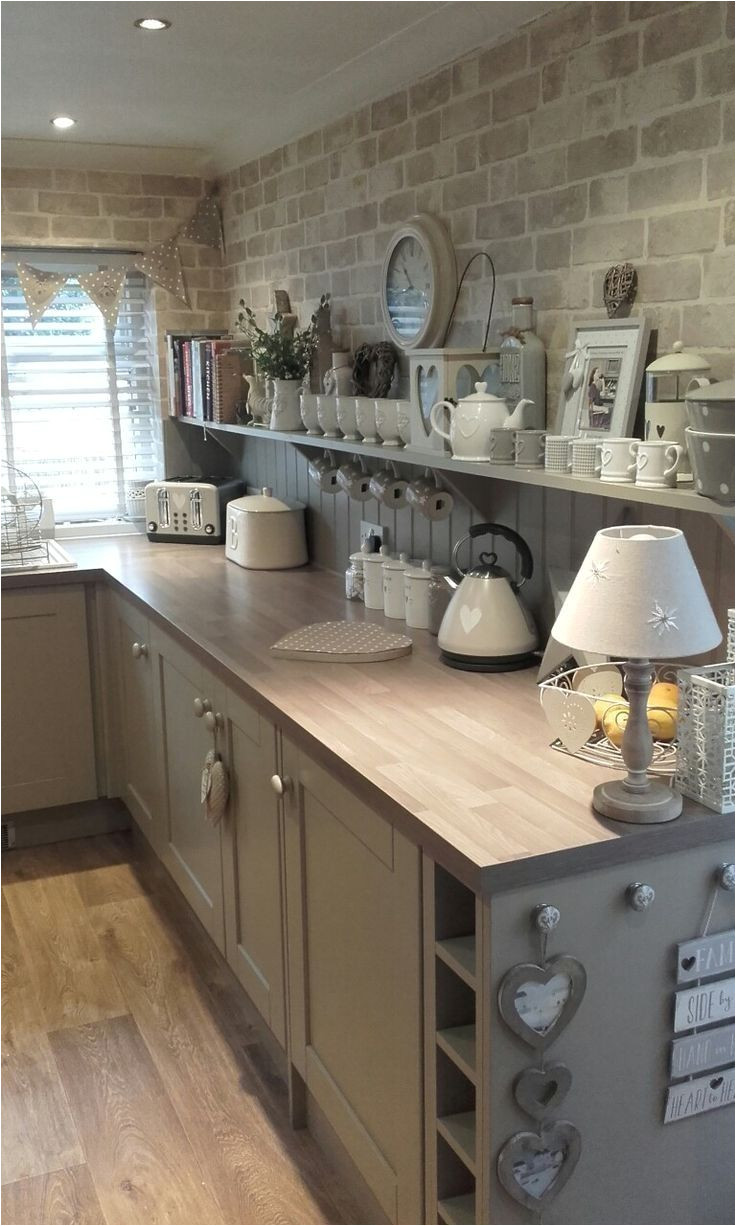 butcher block tiles floating shelf