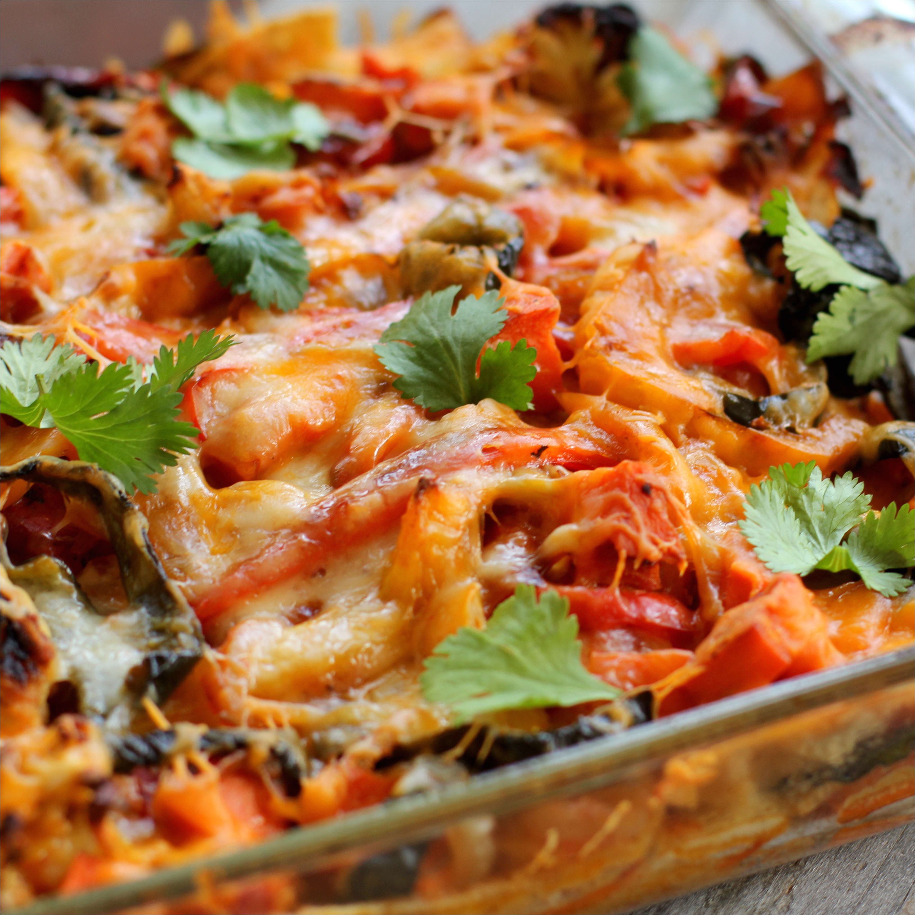 roasted vegetable enchiladas photo