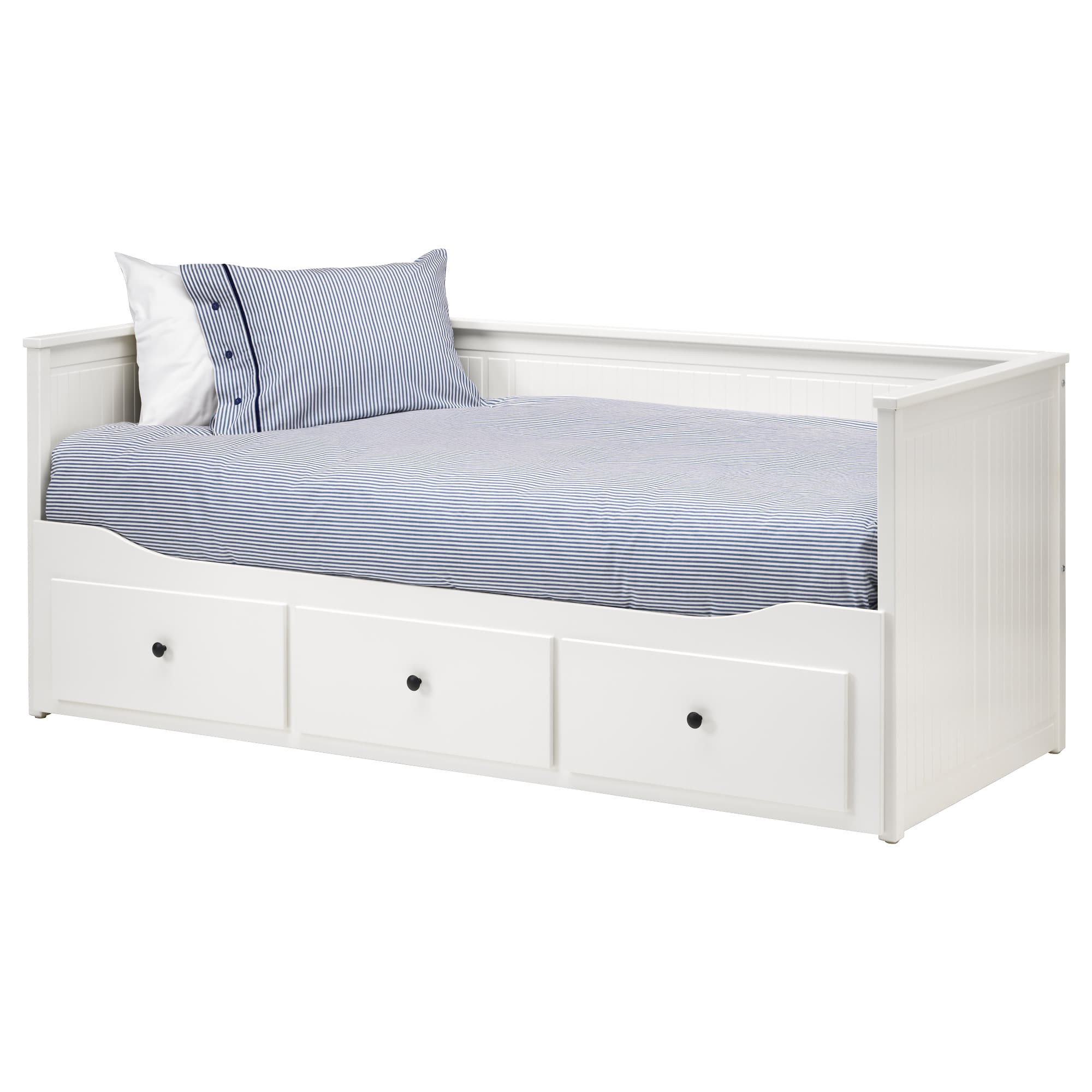 ikea hemnes divan con 3 cajones y 2 colchones