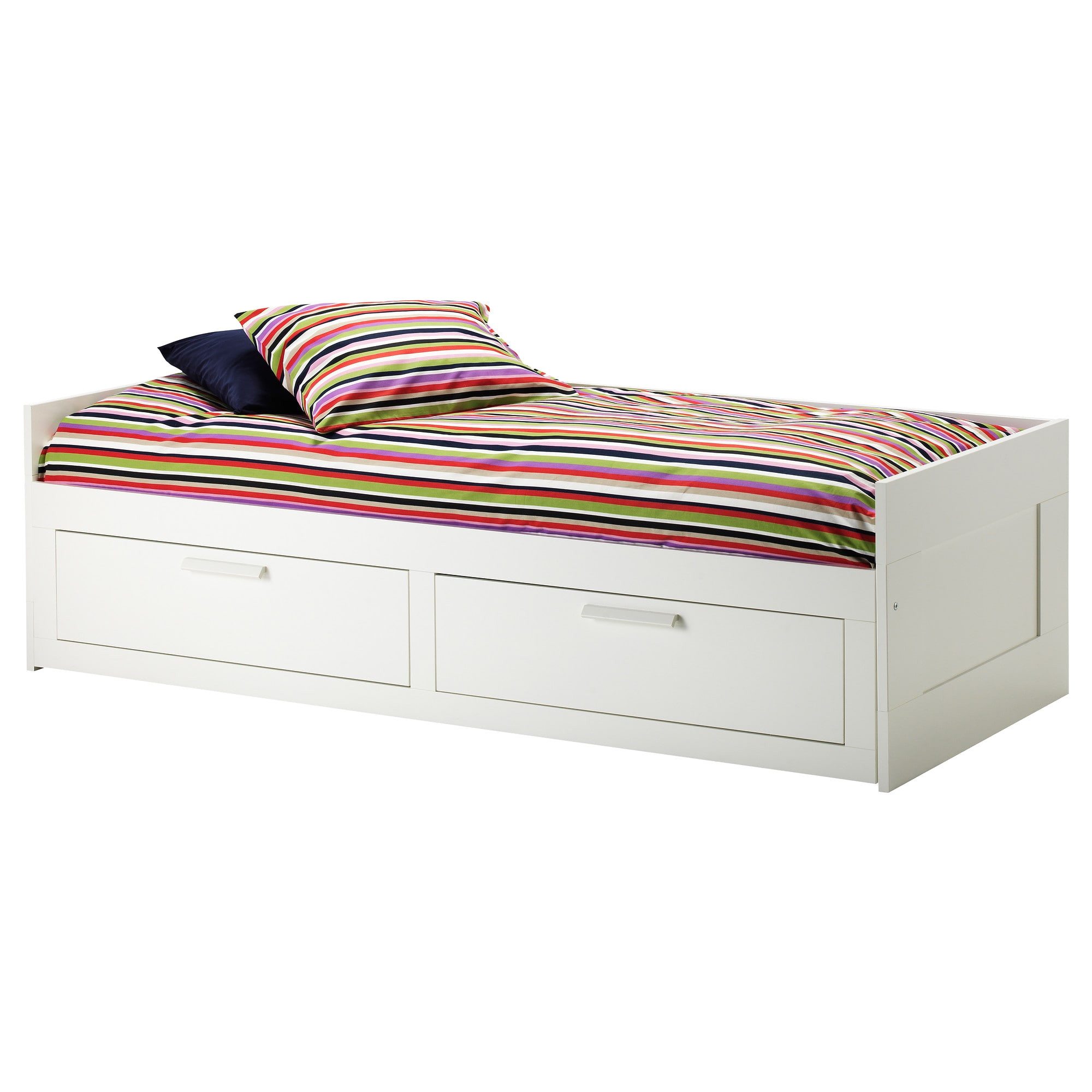 ikea brimnes divan con 2 cajones y 2 colchones