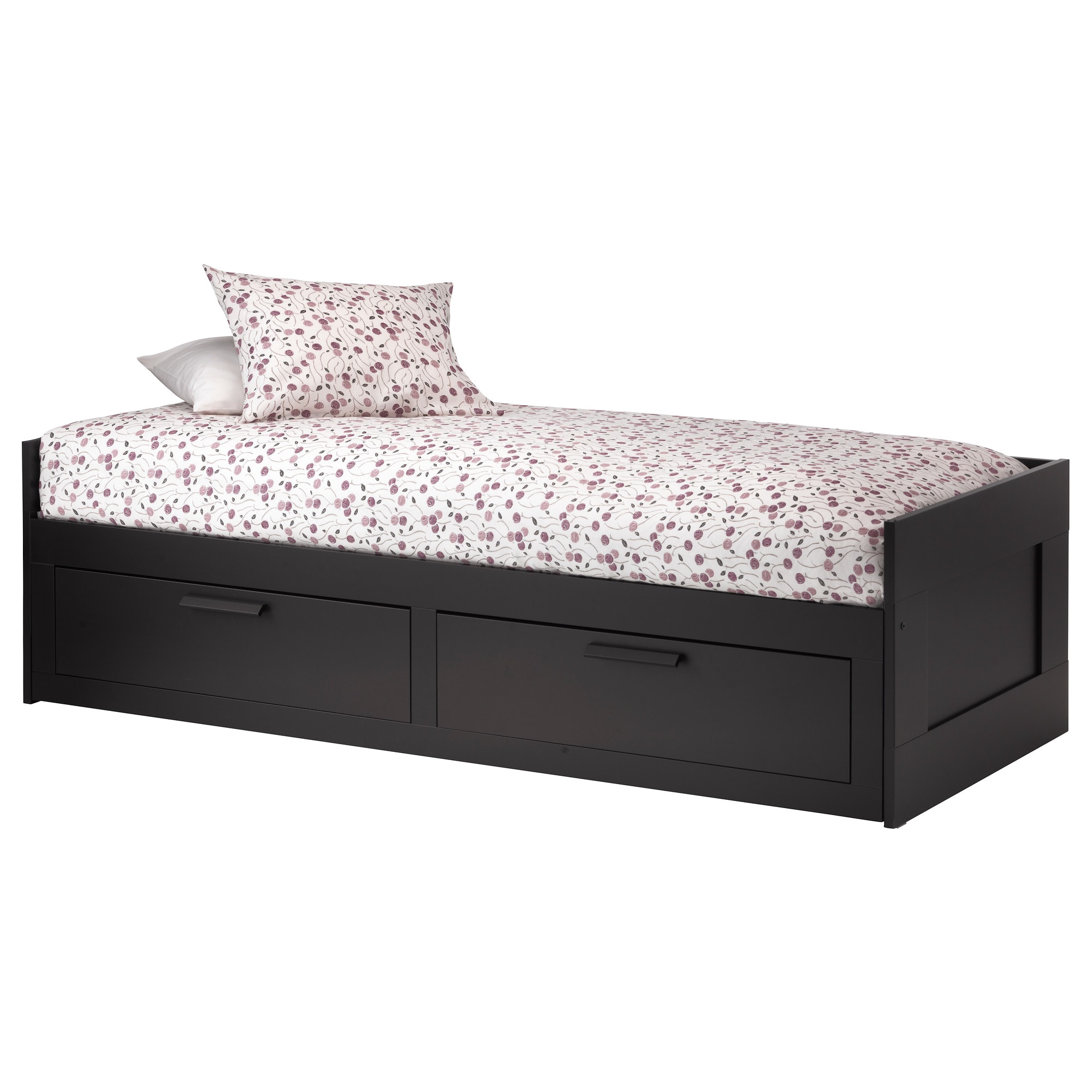 ikea brimnes divan con 2 cajones y 2 colchones