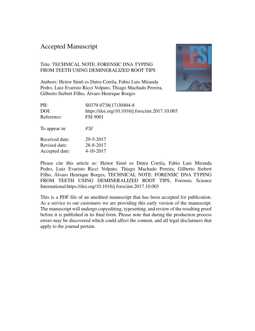 pdf nondestructive methods for recovery of biological material from human teeth for dna extraction