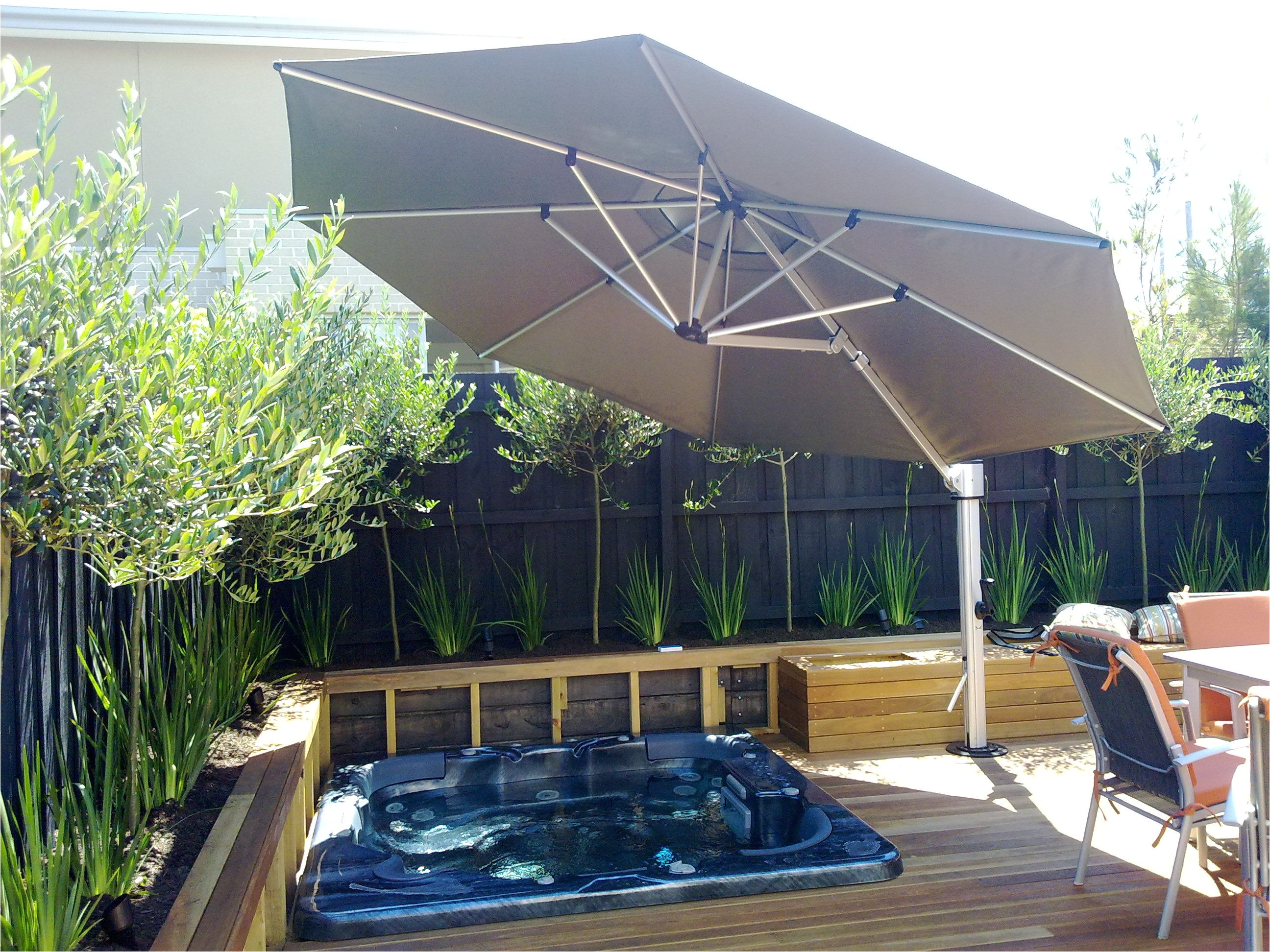 Cantilever Umbrella Deck Mount the Perfect Shade for A Pool Spa or Dining area is An Eclipse