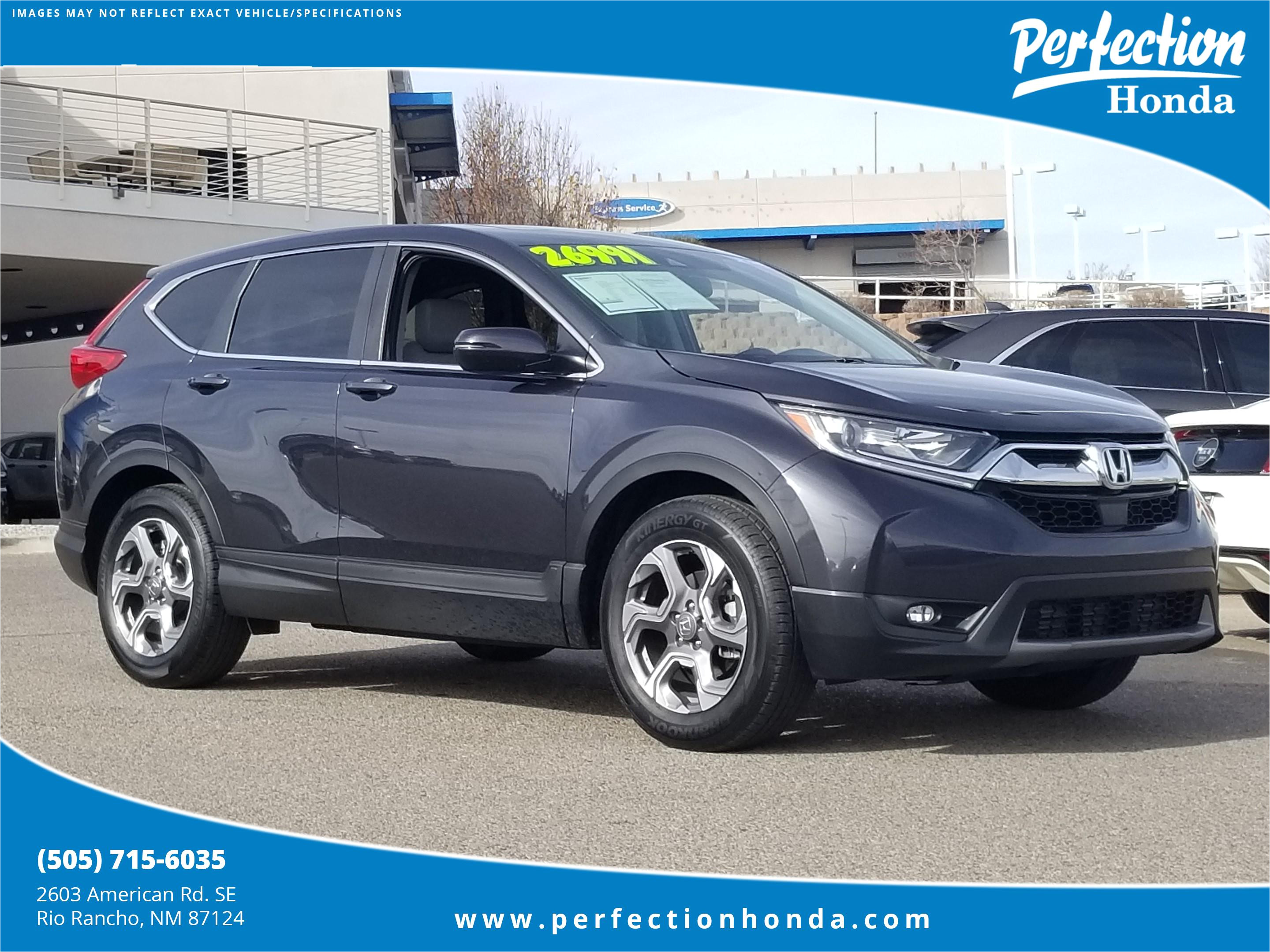 pre owned 2017 honda cr v ex l