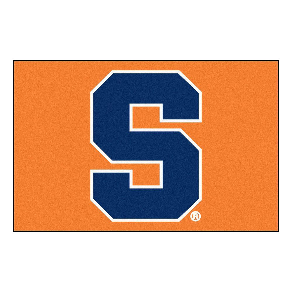 fanmats ncaa syracuse university orange 2 ft x 3 ft area rug