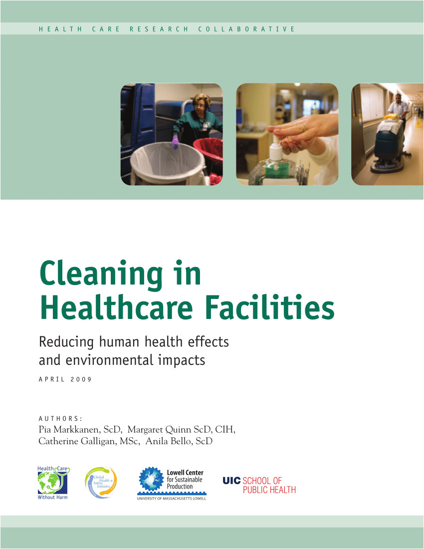 pdf cleaning in healthcare facilities