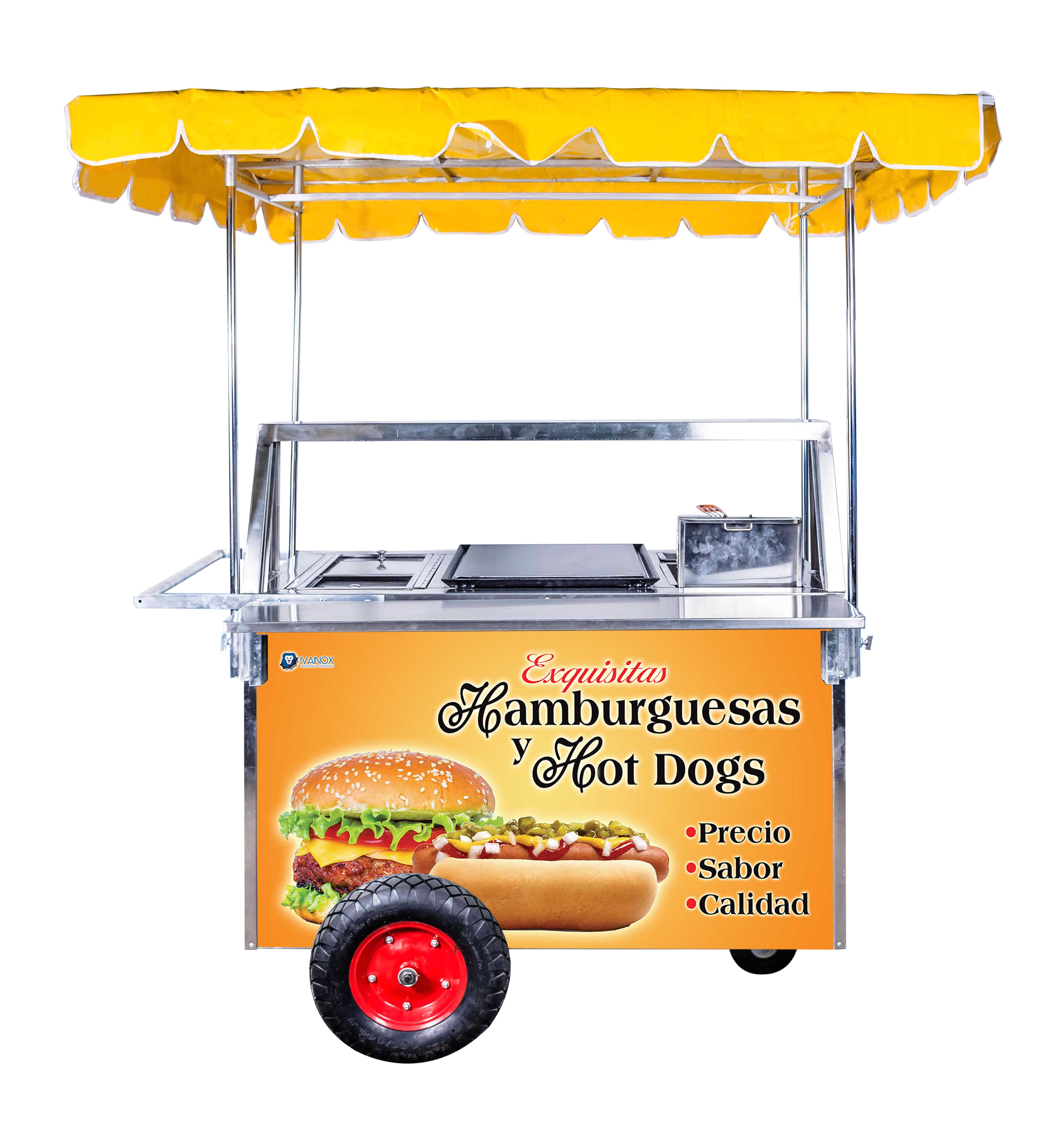 Carritos Para Puestos De Tacos En Venta Carrito Para Hot Dog Y Hamburguesas Chg 124 Dogo Cart