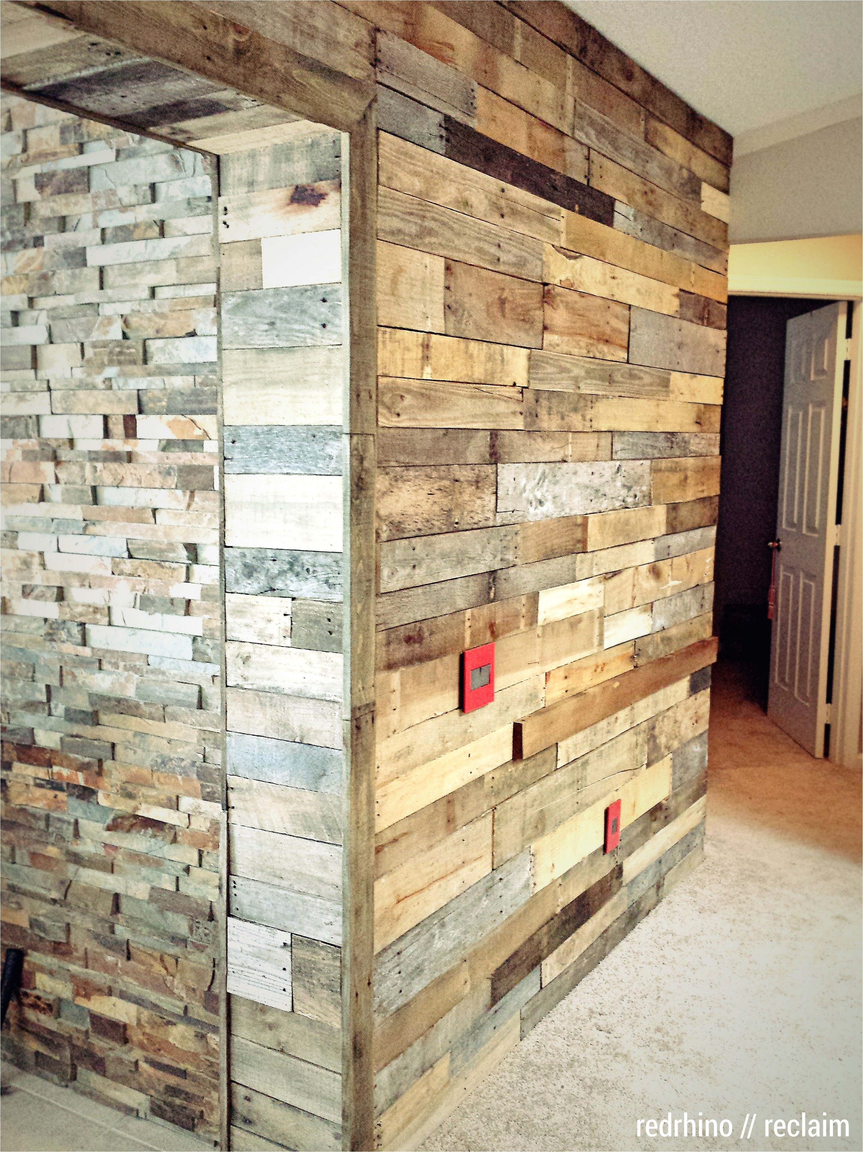 natural finish red rhino reclaim wall installation in orlando fl www redrhinoreclaim