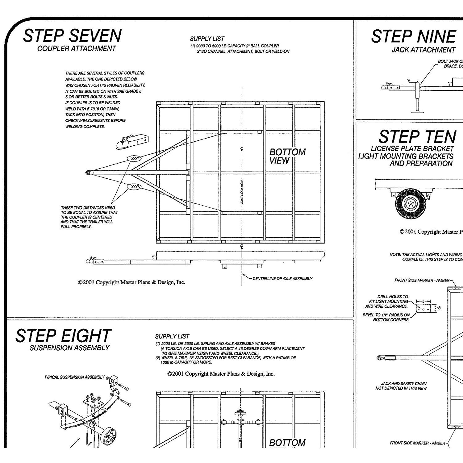 centerline brackets coupon code source chegg com amazon 8 2 x 10 snowmobile tilt deck trailer plans blueprints model 10sn automotive
