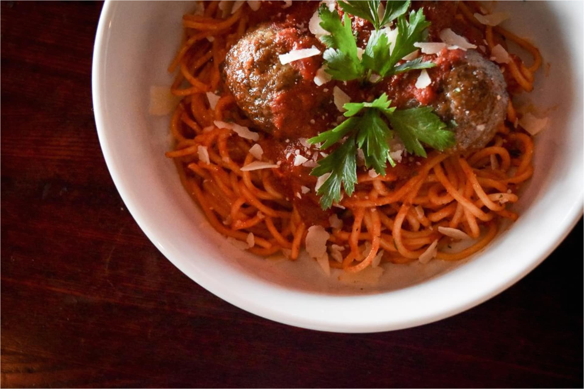 spaghetti and meatballs