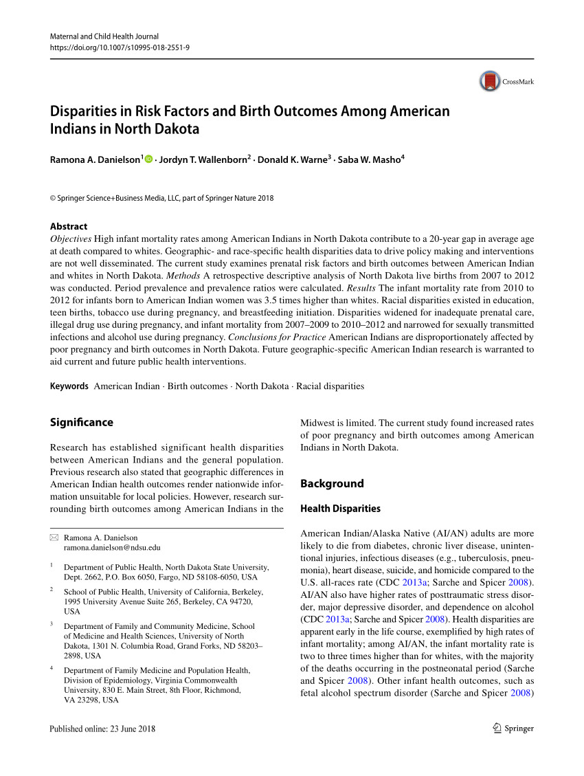 pdf american indian health disparities psychosocial influences