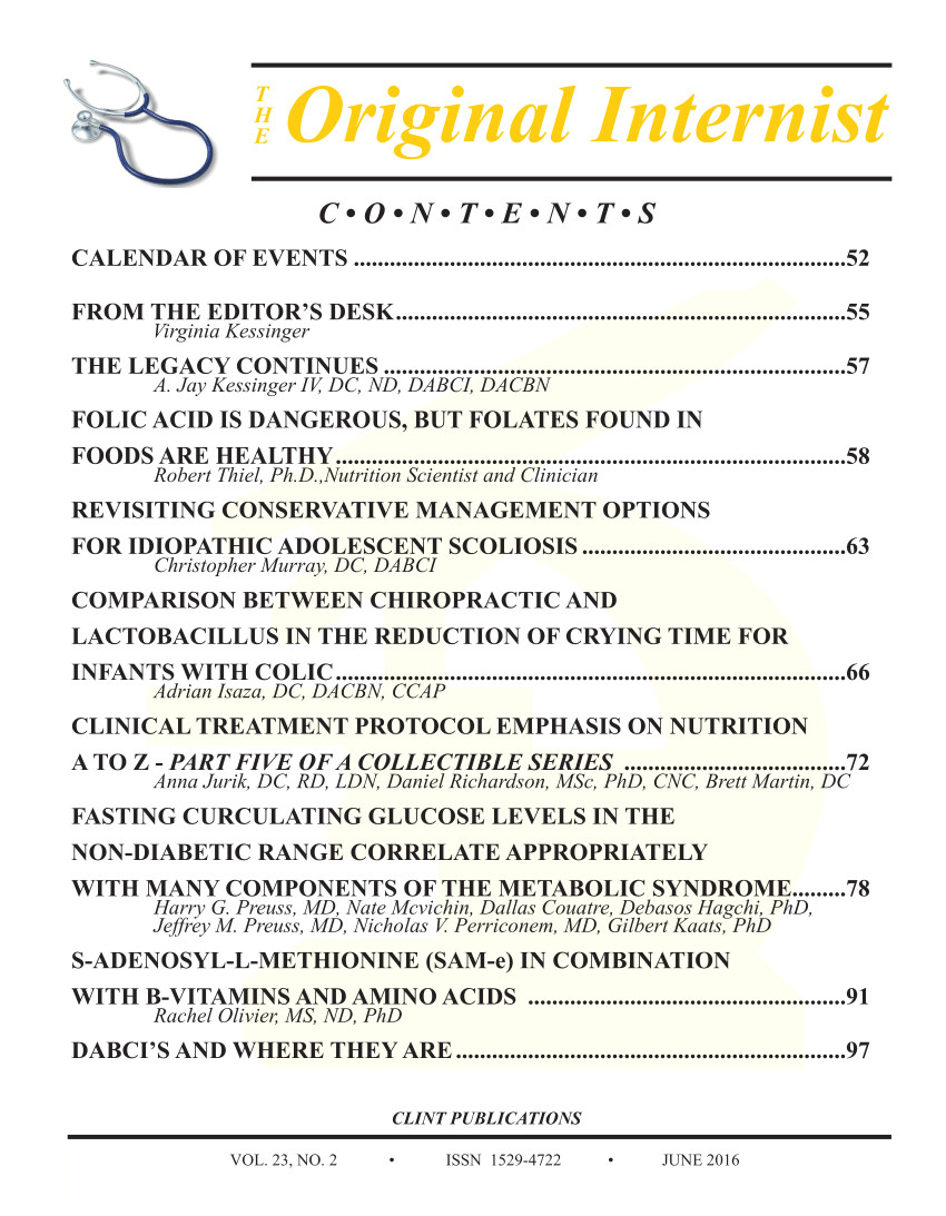 pdf comparison between chiropractic and lactobacillus in the reduction of crying time for infants with colic