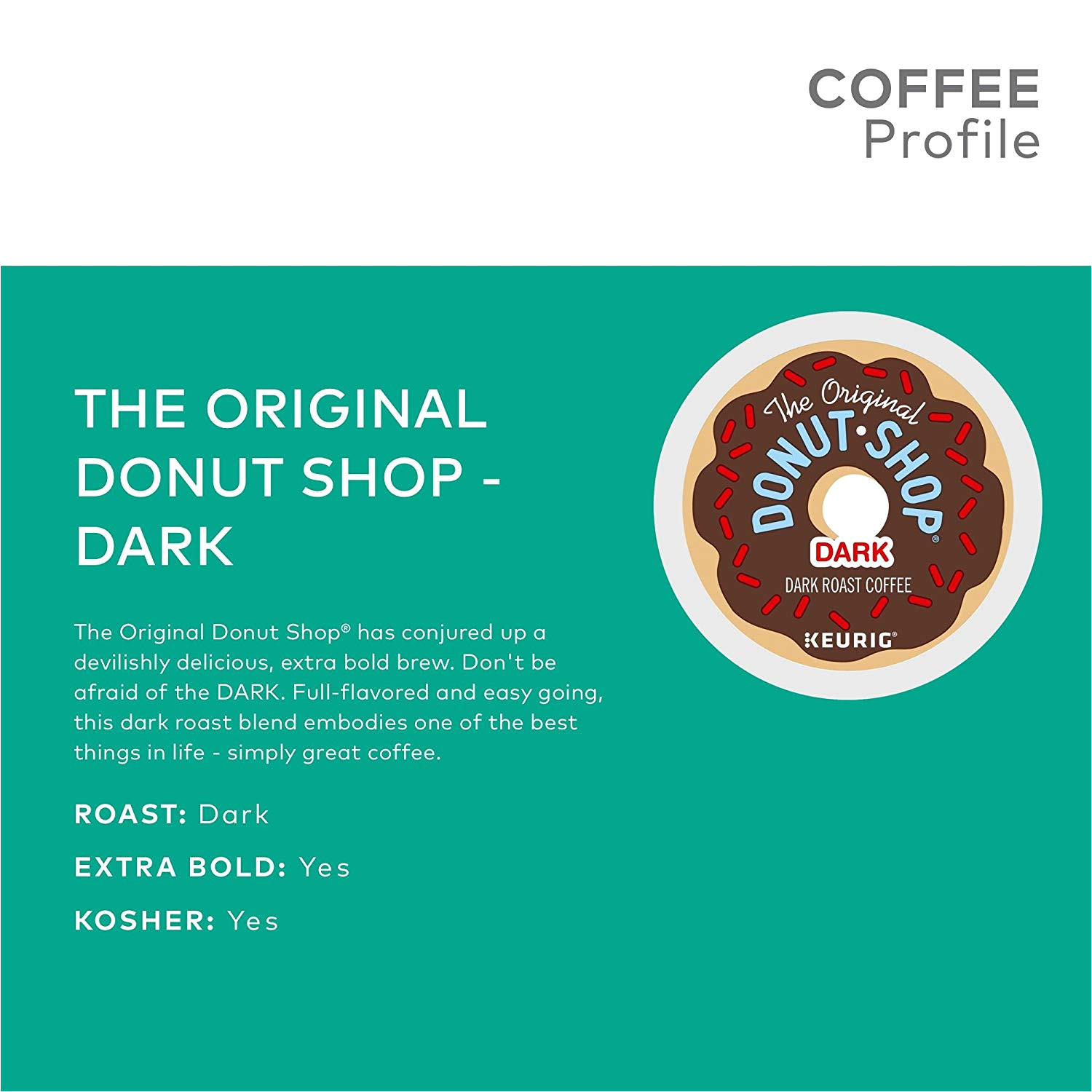 the original donut shop keurig single serve k cup pods dark roast coffee 72 count amazon com grocery gourmet food