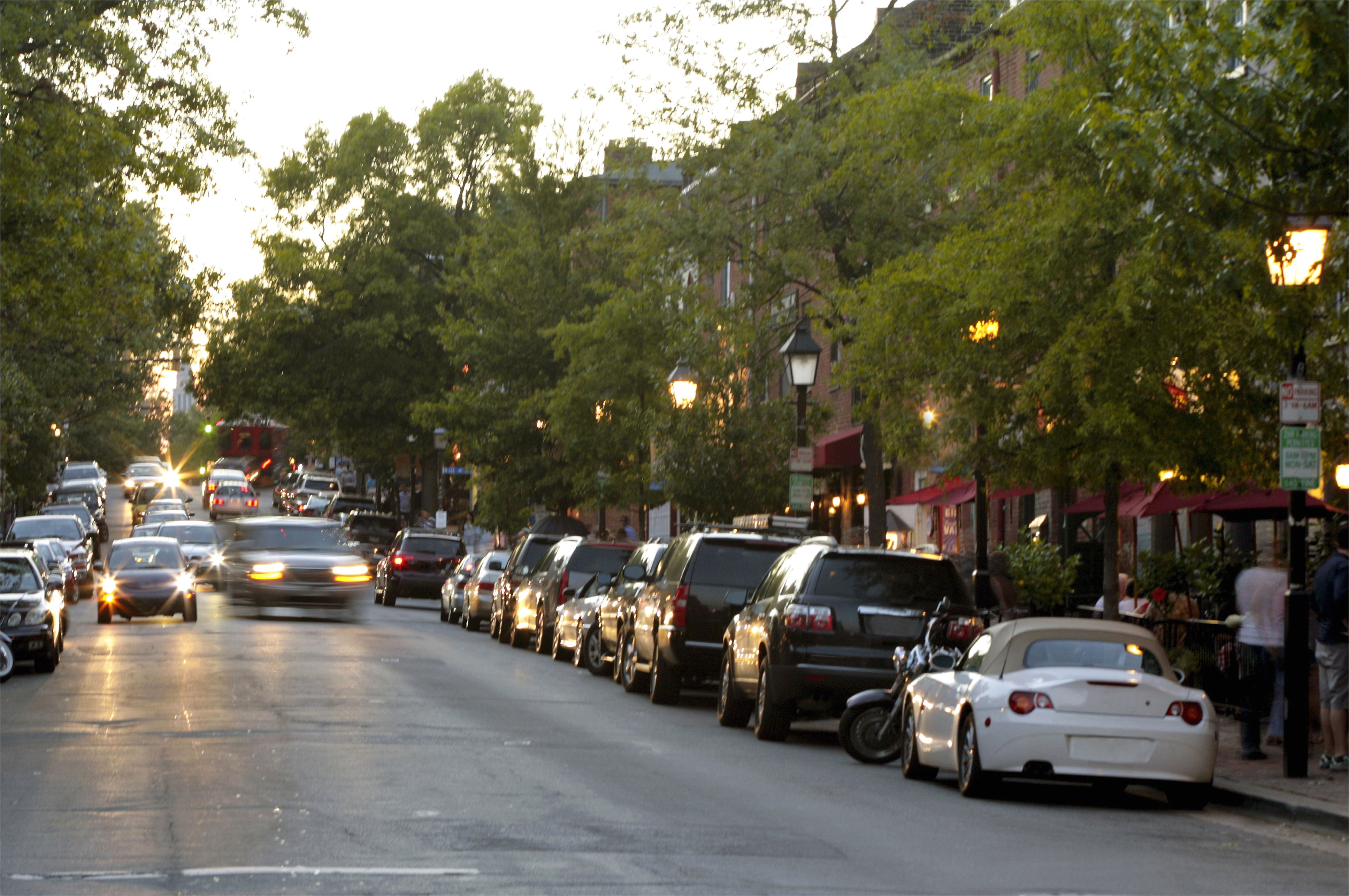 king street the heart of old town in alexandria at dusk alexandria virginia