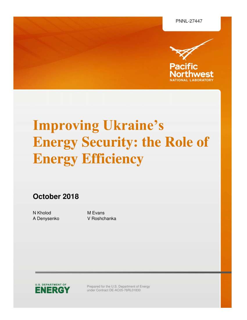 pdf improving ukraine s energy security the role of energy efficiency