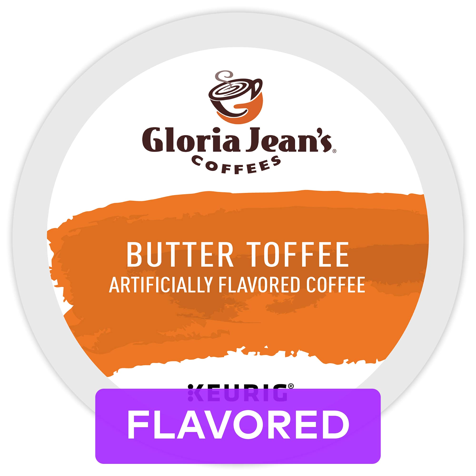 gloria jean s coffees butter toffee single serve coffee k cup pod flavored coffee