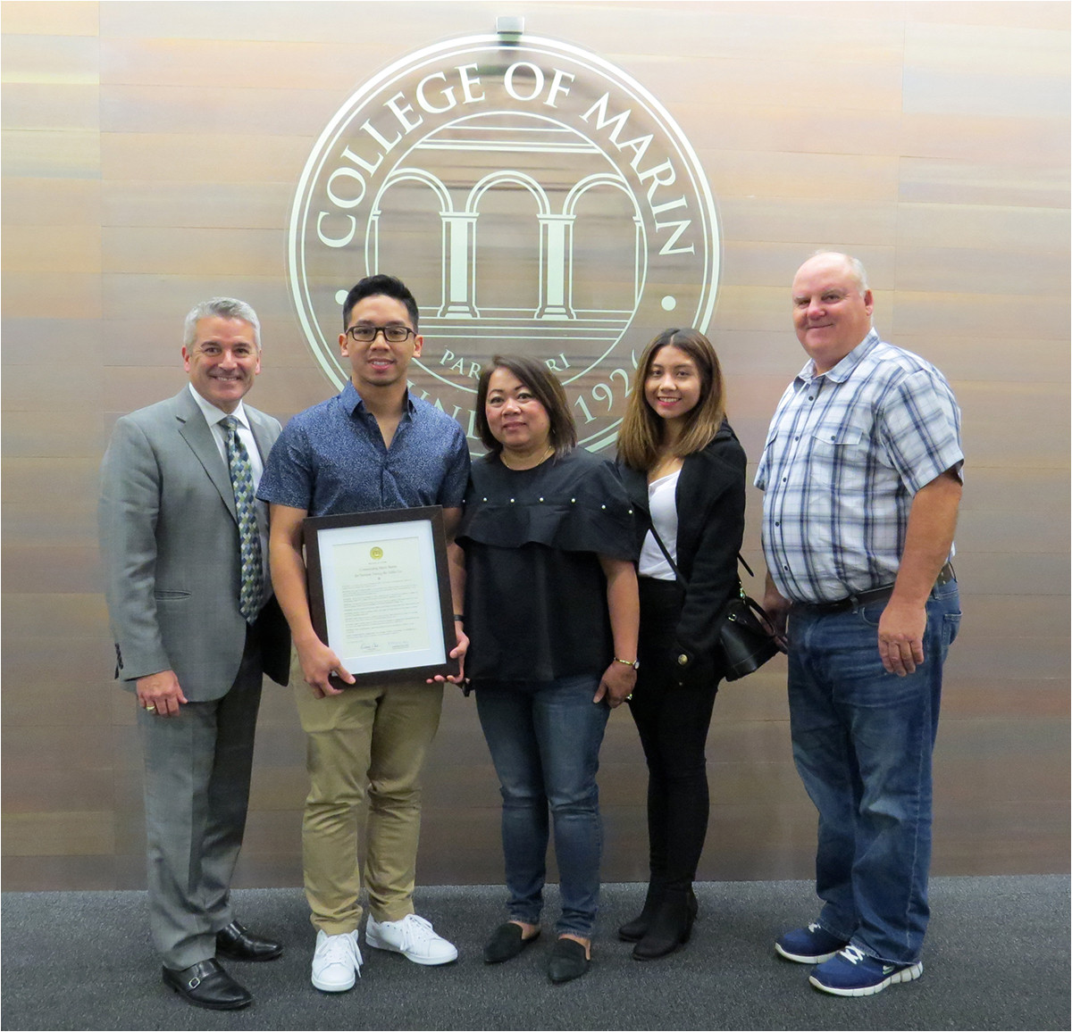 College Of Marin Community Education Board Commends Nursing Student Mario Monte for Heroism During Tubbs