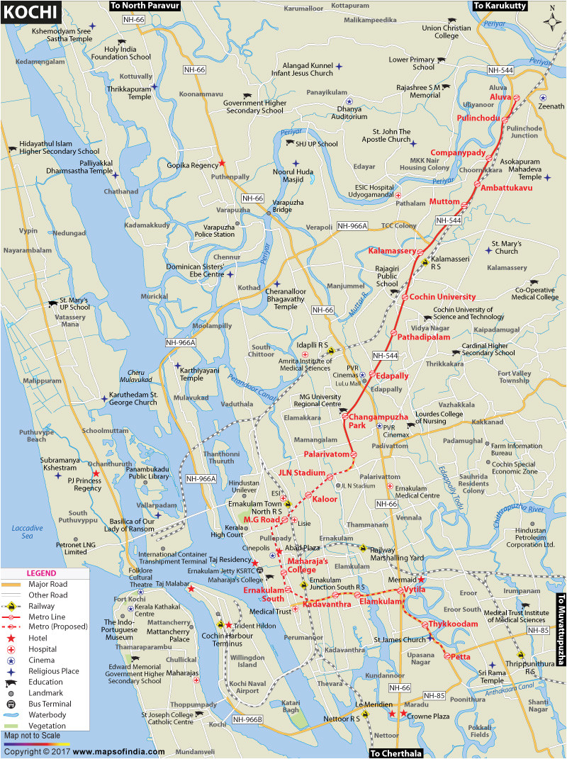 College Of Marin Maps and Directions Kochi City Map