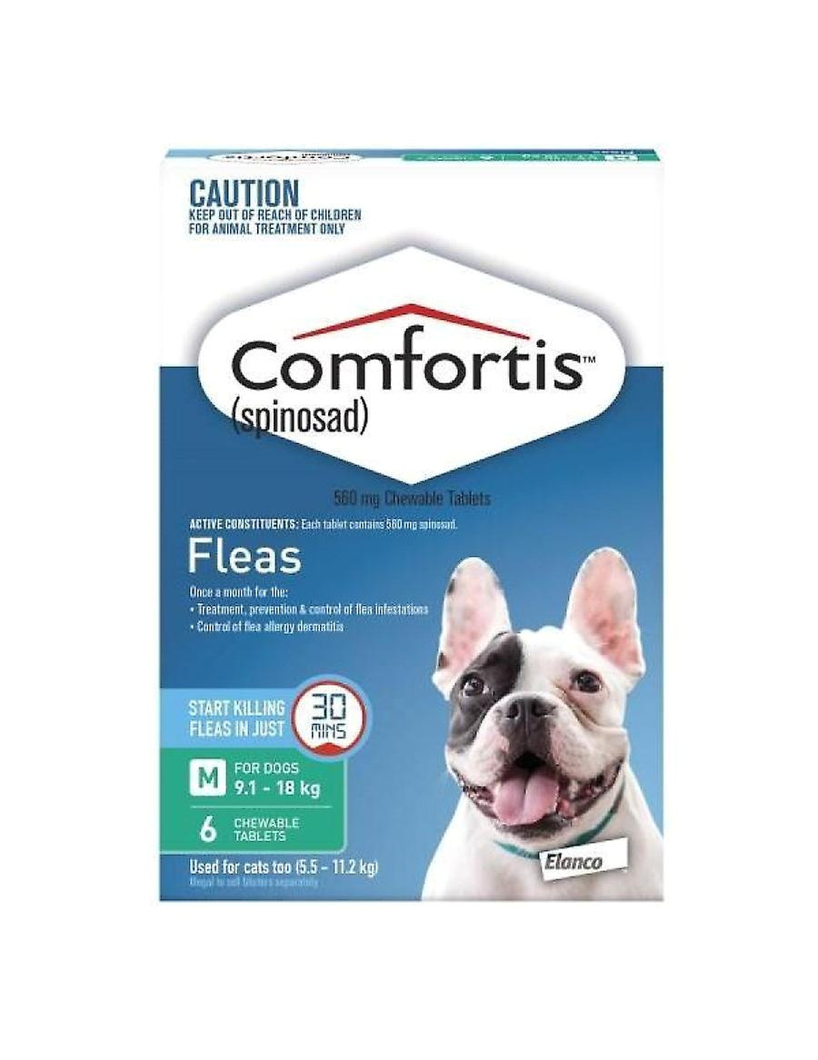 comfortis zielony dla psa w 9 1 18kg 20 40lbs