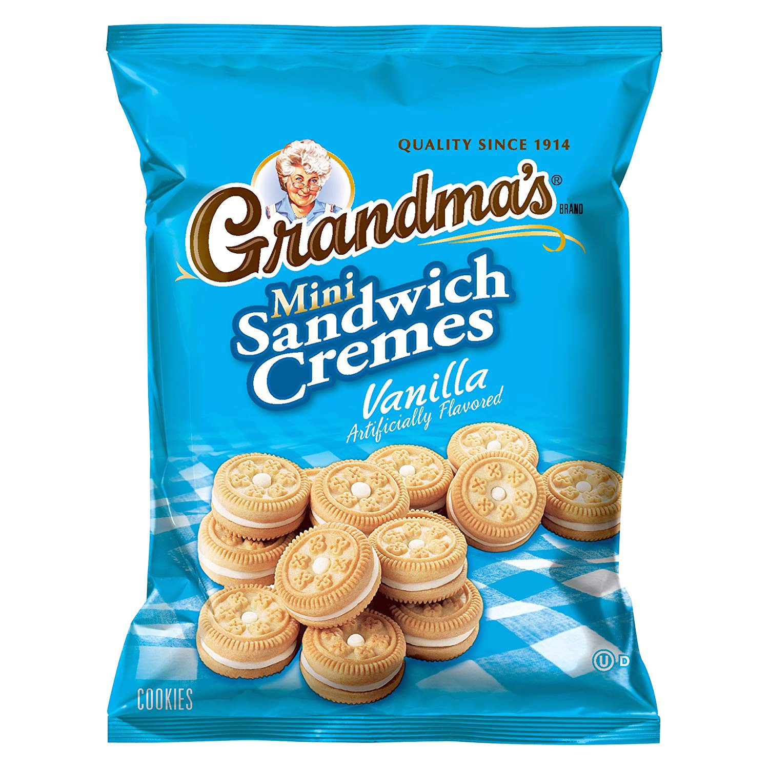 amazon com grandma s mini cookies vanilla cra me 3 71 ounce pack of 24