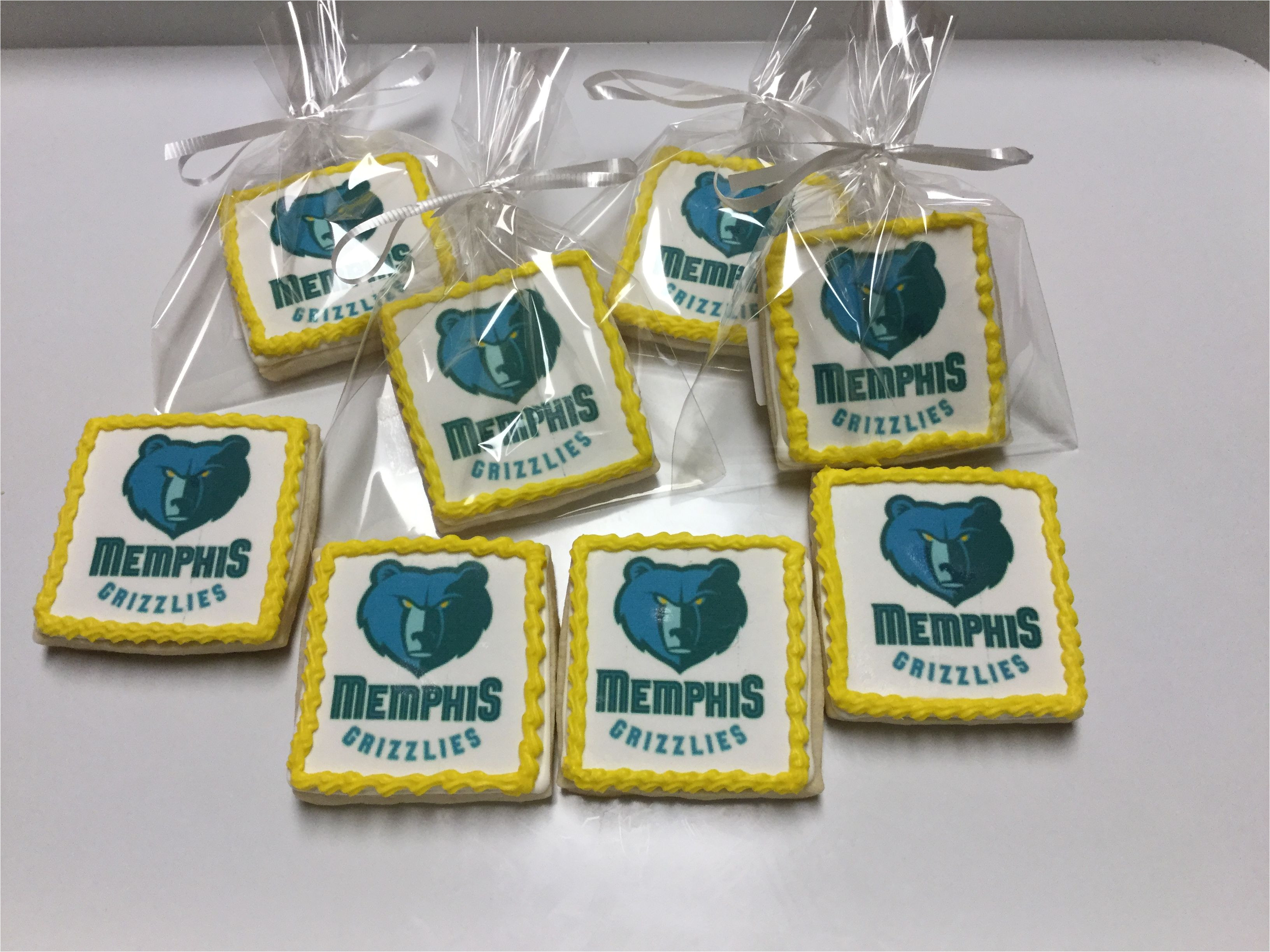 memphis grizzlies decorated sugar cookies