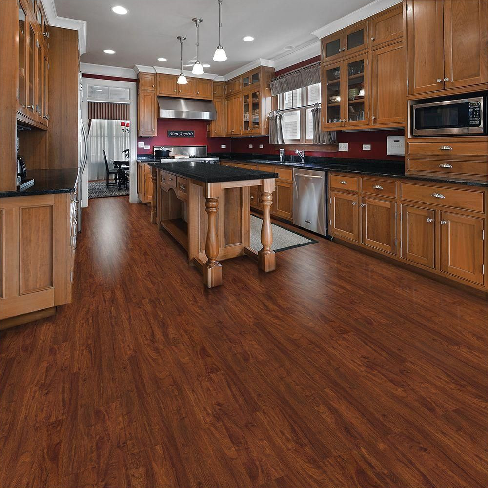 cherry resilient vinyl plank flooring 24 sq ft case 12012 at the home depot