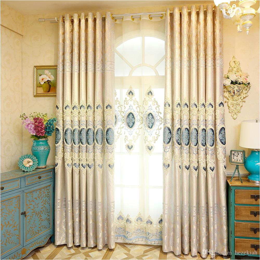 compre o quarto da sala de visitas das cortinas da tela da cortina da tela da cortina da tela do jacquard terminou de hezekiah 23 32 pt dhgate com