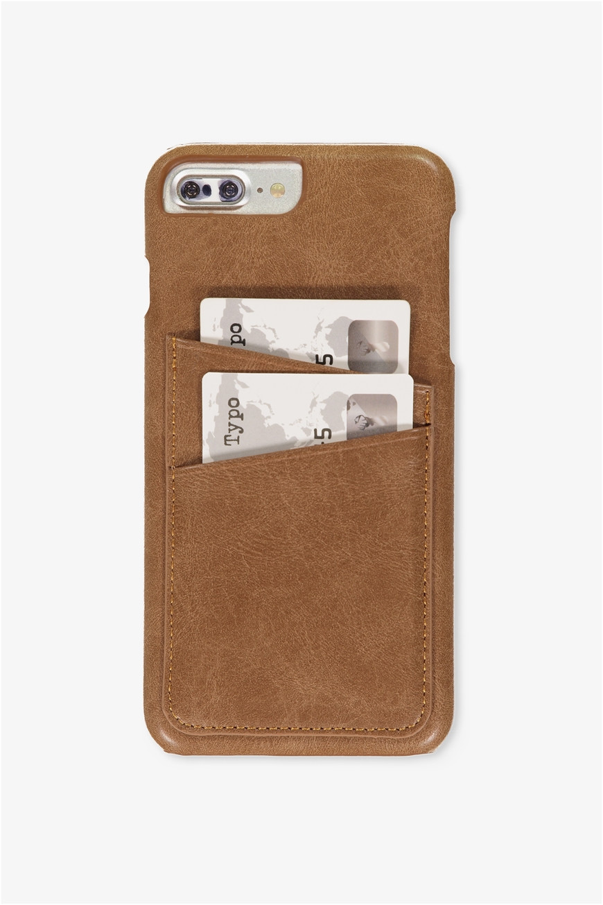 the cardholder phone cover 6 7 8 plus tan pu