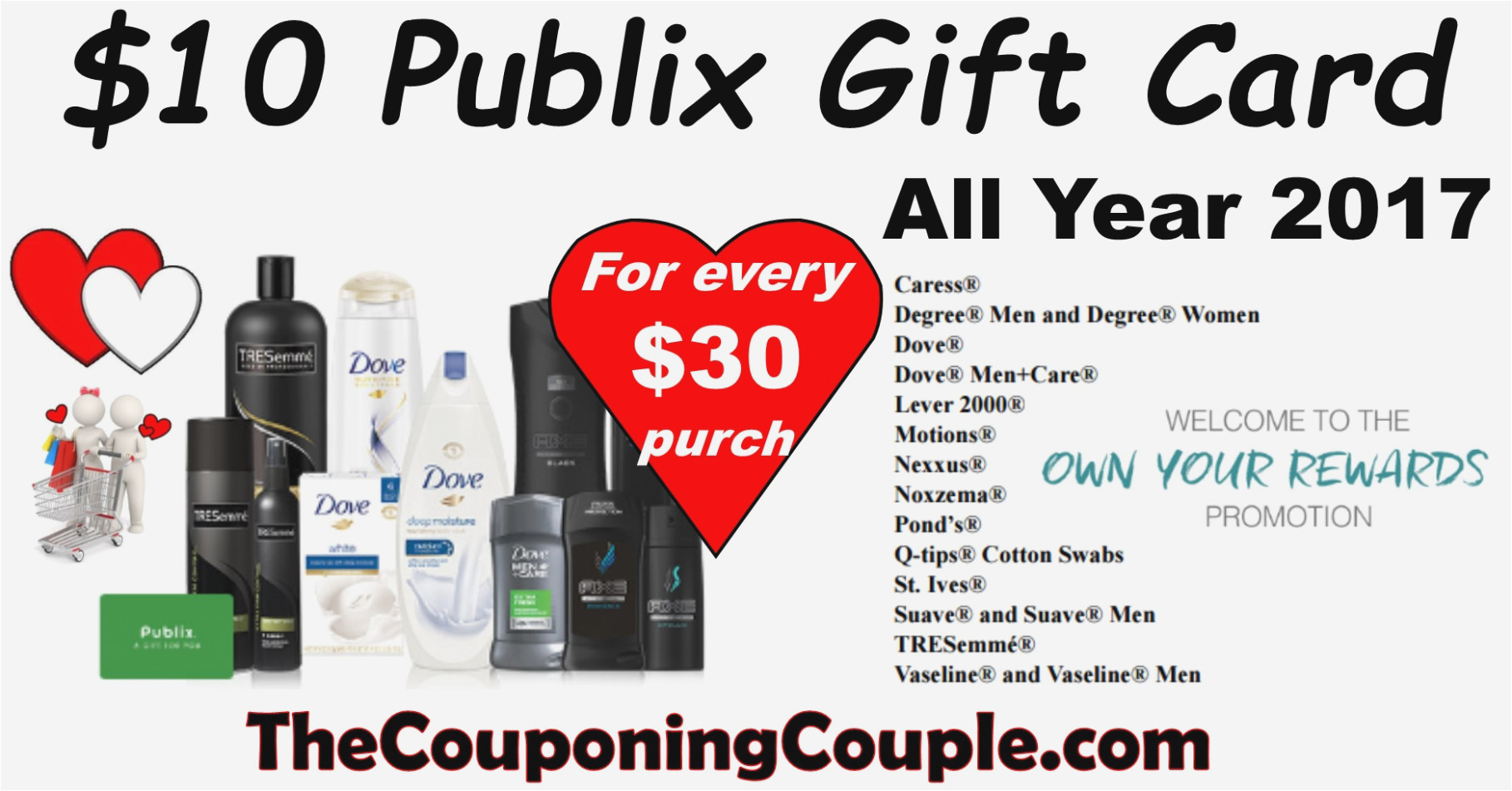 earn gift cards with publix own your rewards all year