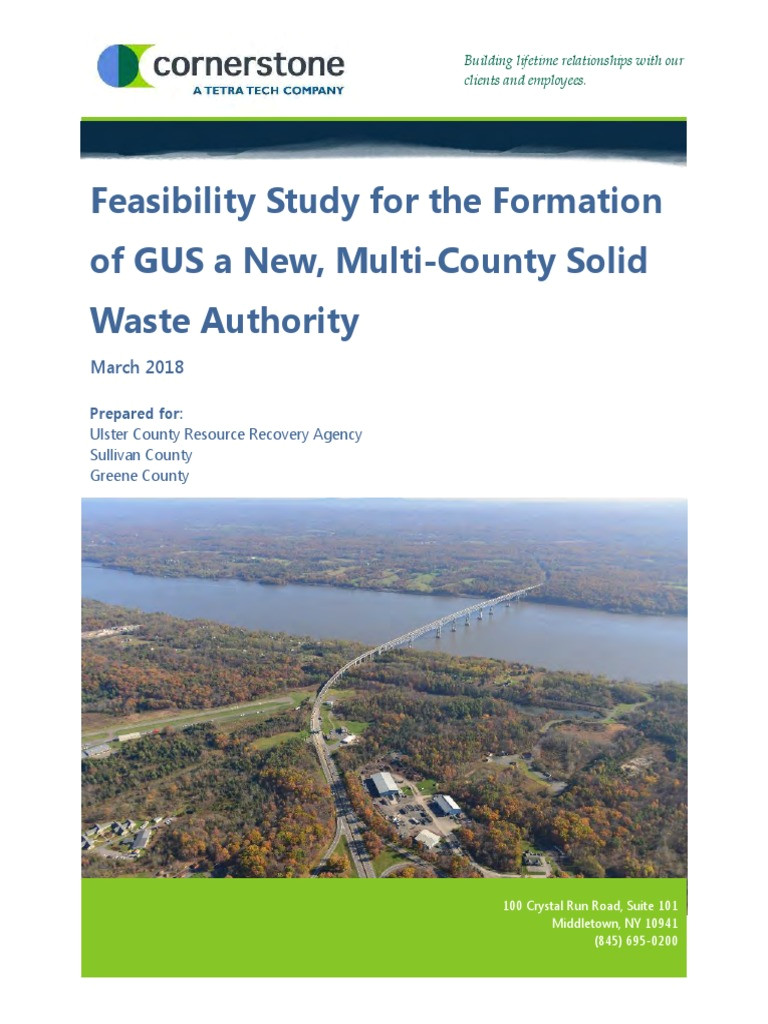 County Waste Middletown Ny Gus Trash Feasibility Study Municipal solid Waste Waste Management