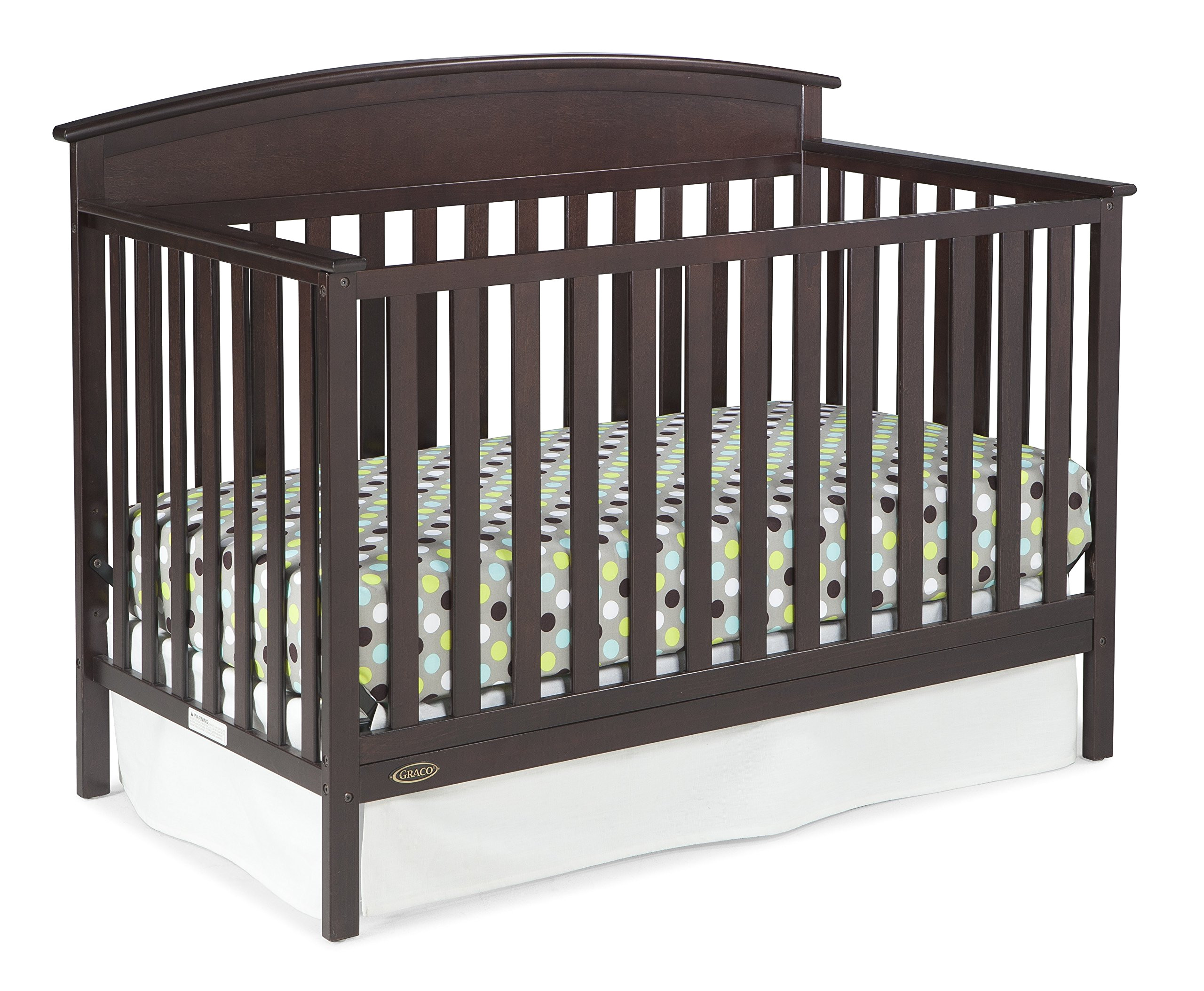 graco benton 5 in 1 convertible crib espresso