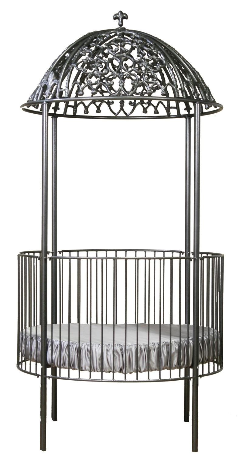 victorian round crib