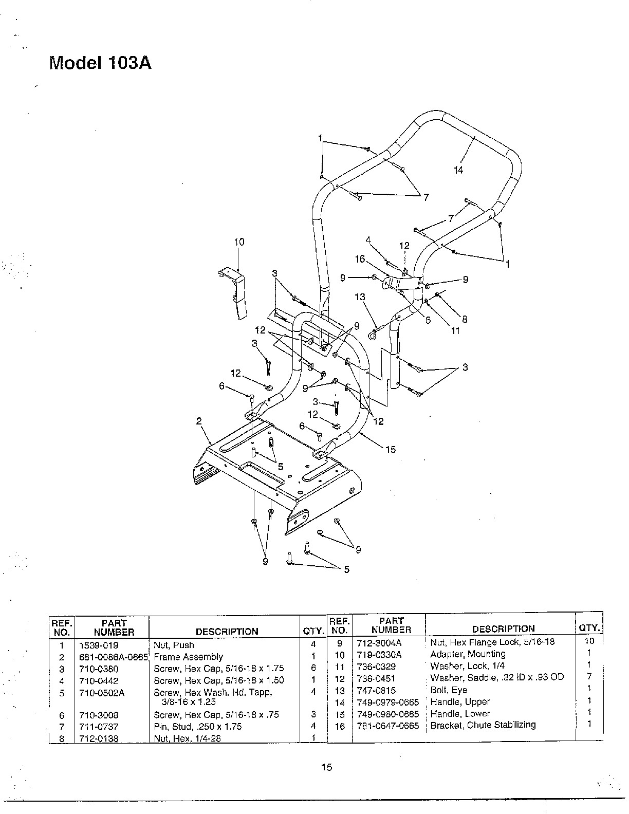 yardman chipper shredder vacuum parts photos